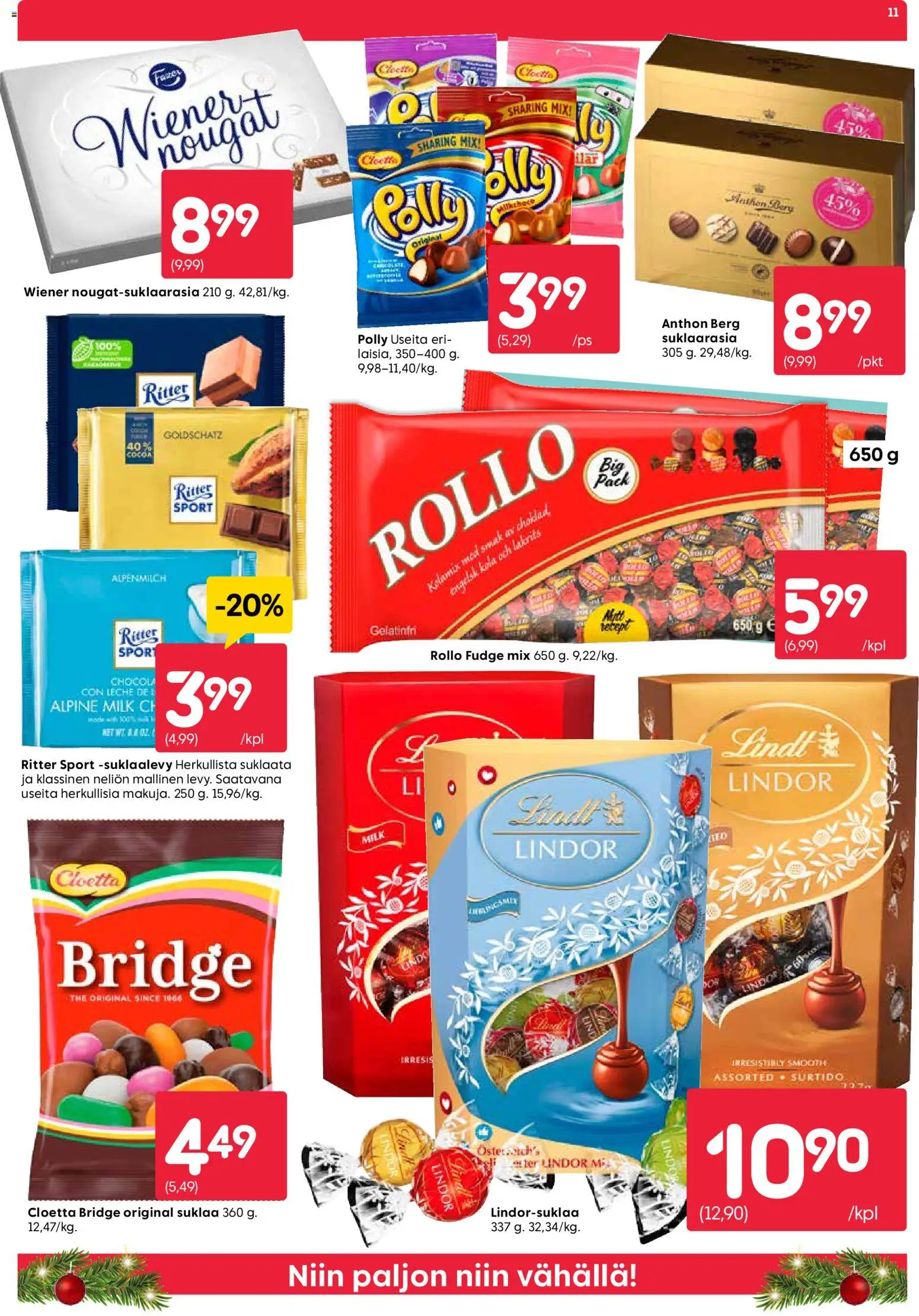 Rusta tarjoukset – voimassa 15.12.2025 alkaen | Sivu: 11 | Tuotteet: Suklaa