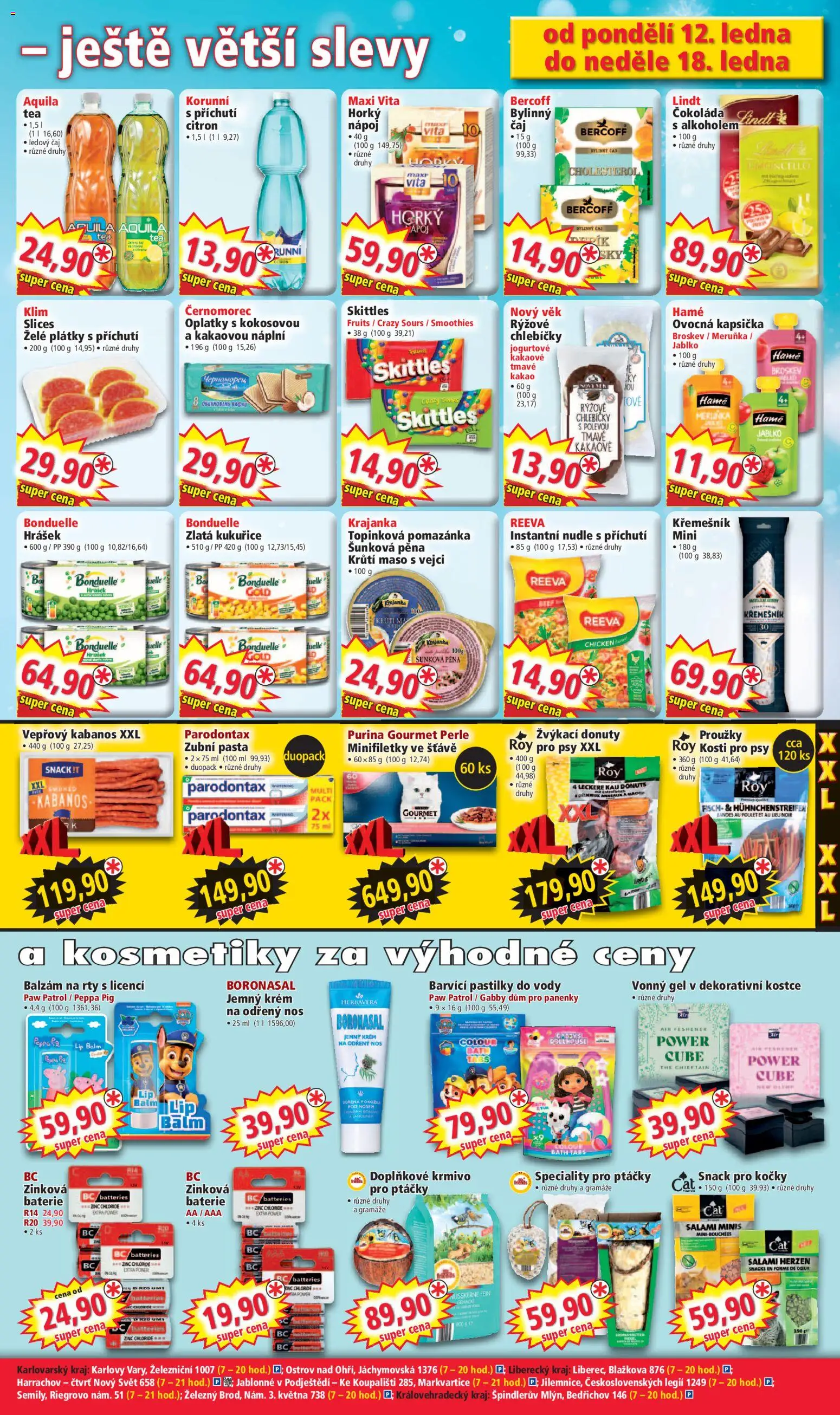 Norma leták od 12.01.2026 | Strana: 5 | Produkty: Čokoláda, Hrášek, Maso, Baterie