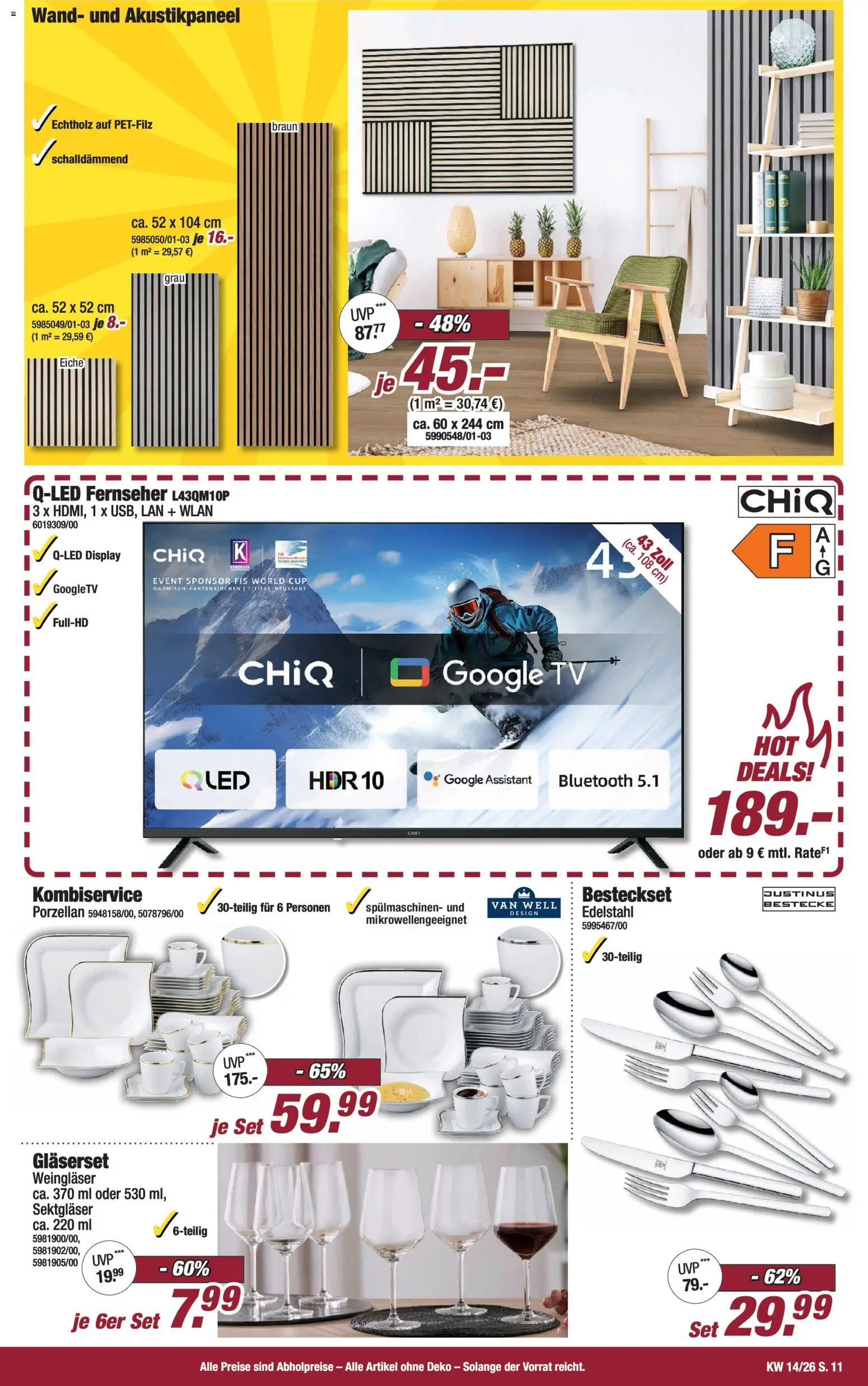 Poco Prospekt 	 – gültig ab 29.03.2026 | Seite: 11 | Produkte: TV, Fernseher