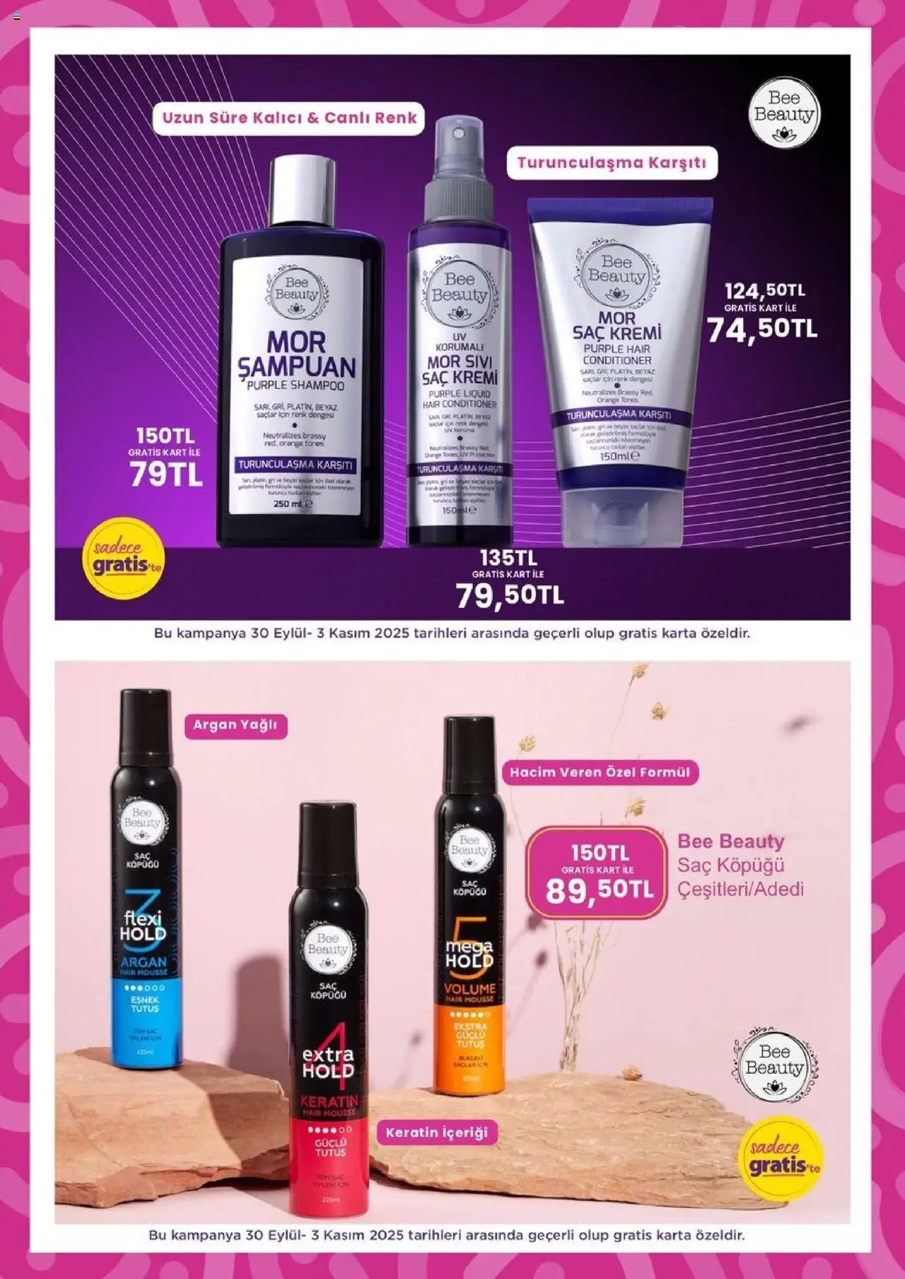 Gratis Katalog - 01.10.2025 tarihinden itibaren geçerlidir | Sayfa: 32 | Ürünler: Şampuan, Saç Kremi