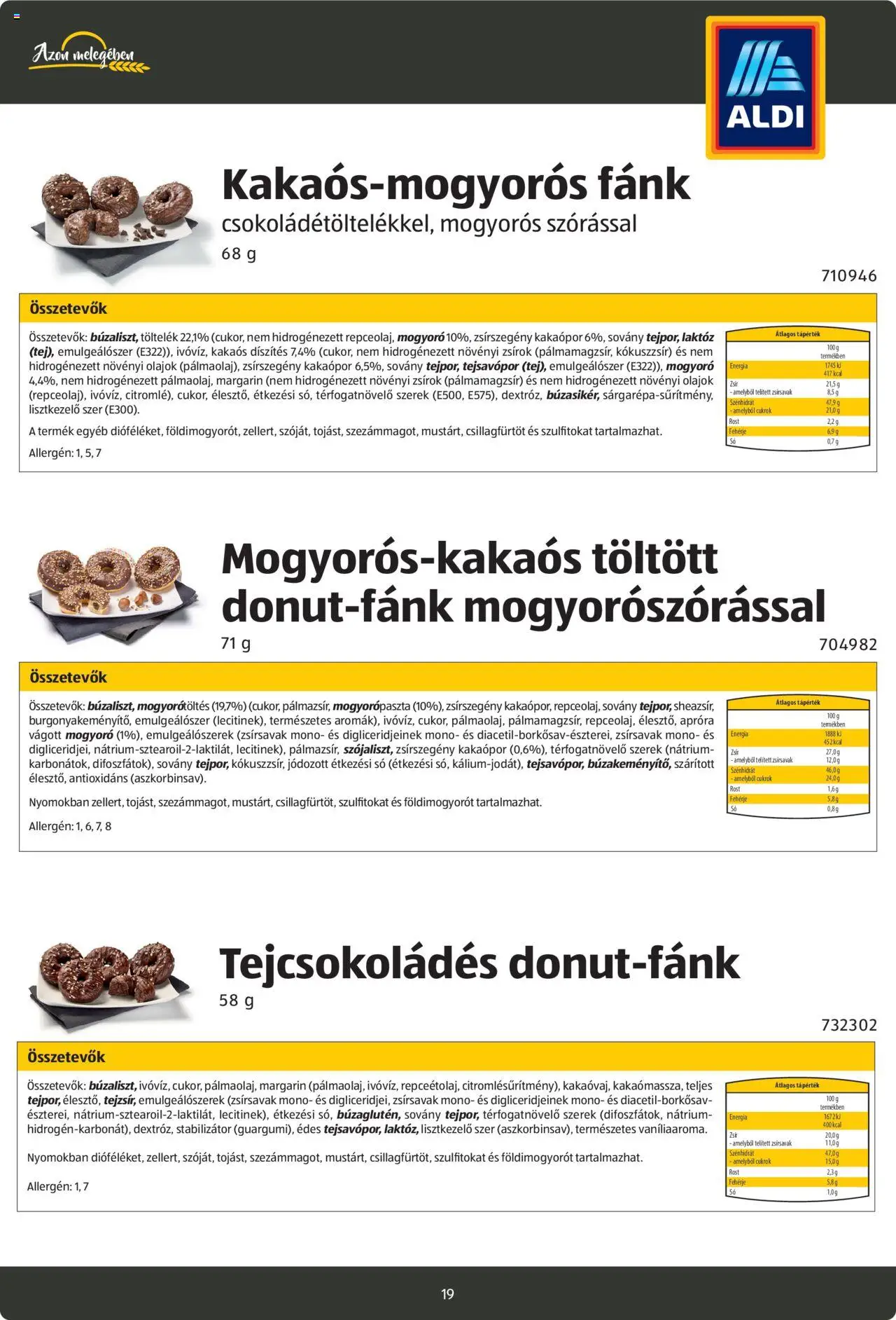 Aldi akciós ujság - amely érvényes a következő dátumtól: 26.08.2024 | Oldal: 19 | Termékek: Margarin, Párna, Vegán, Juharszirup