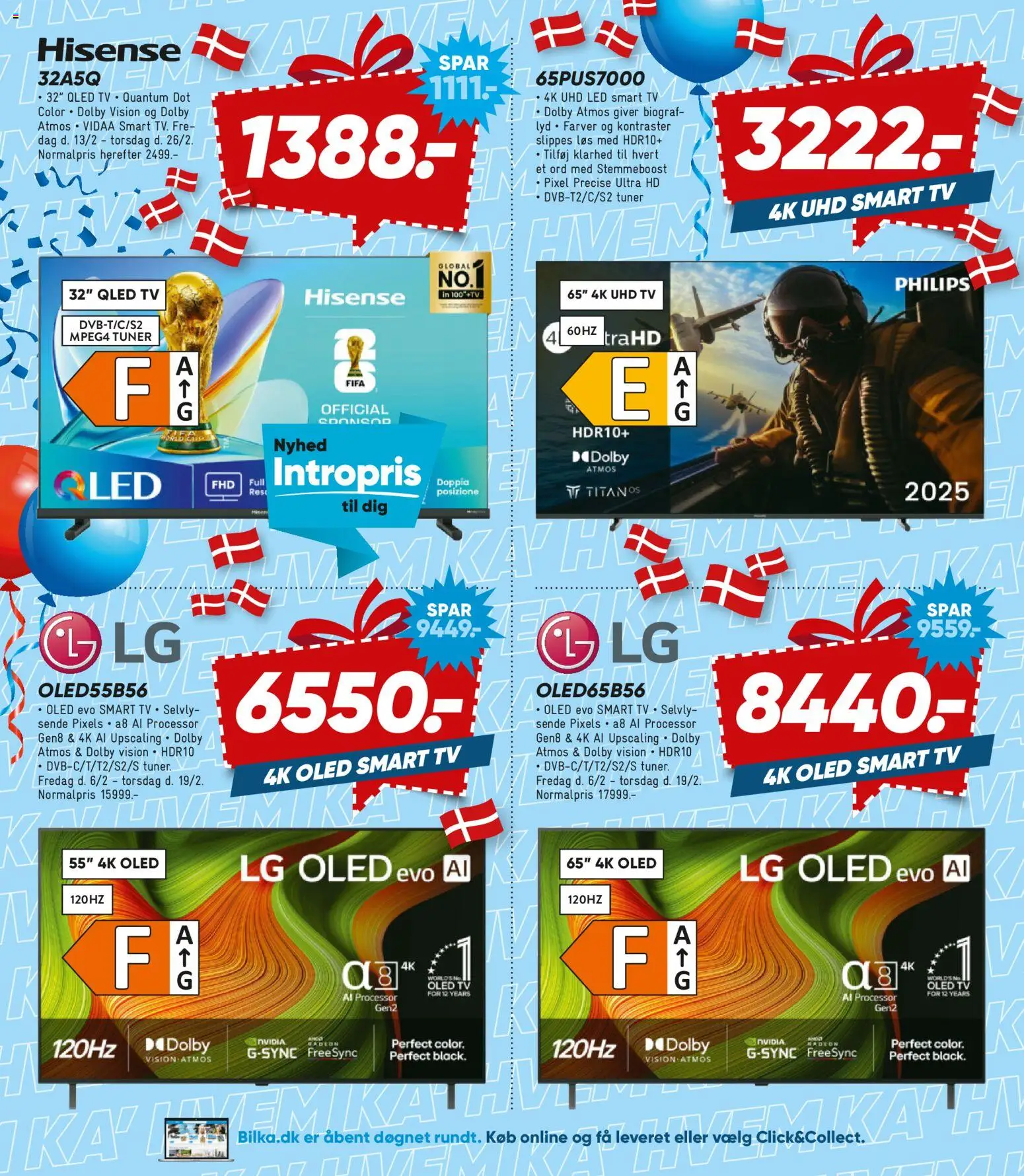 Bilka tilbudsavis – gyldig fra 13.02.2026 | Side: 13 | Produkter: Processor, Smart TV, TV, Lyd