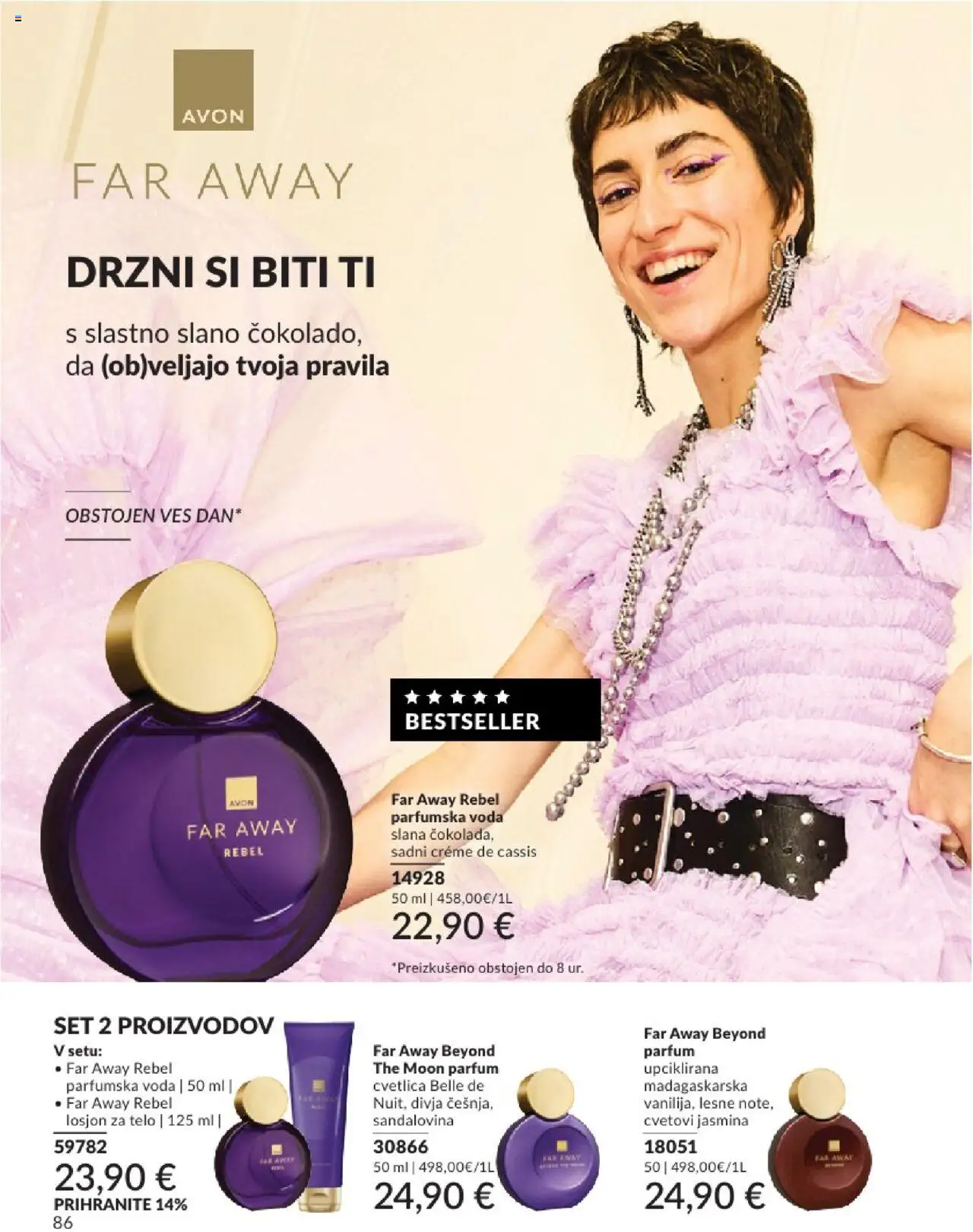 Avon katalog │ velja od 31.07.2025 | Stran: 86 | Izdelki: Parfum, Voda, Parfumska voda