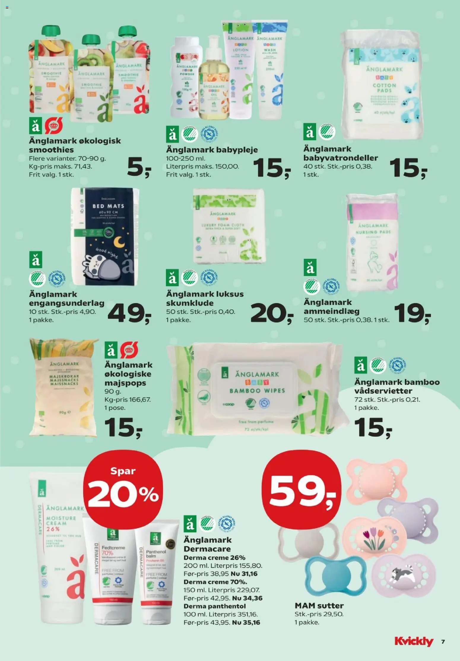 Kvickly tilbudsavis – gyldig fra 27.02.2026 | Side: 7 | Produkter: Creme, Smoothie