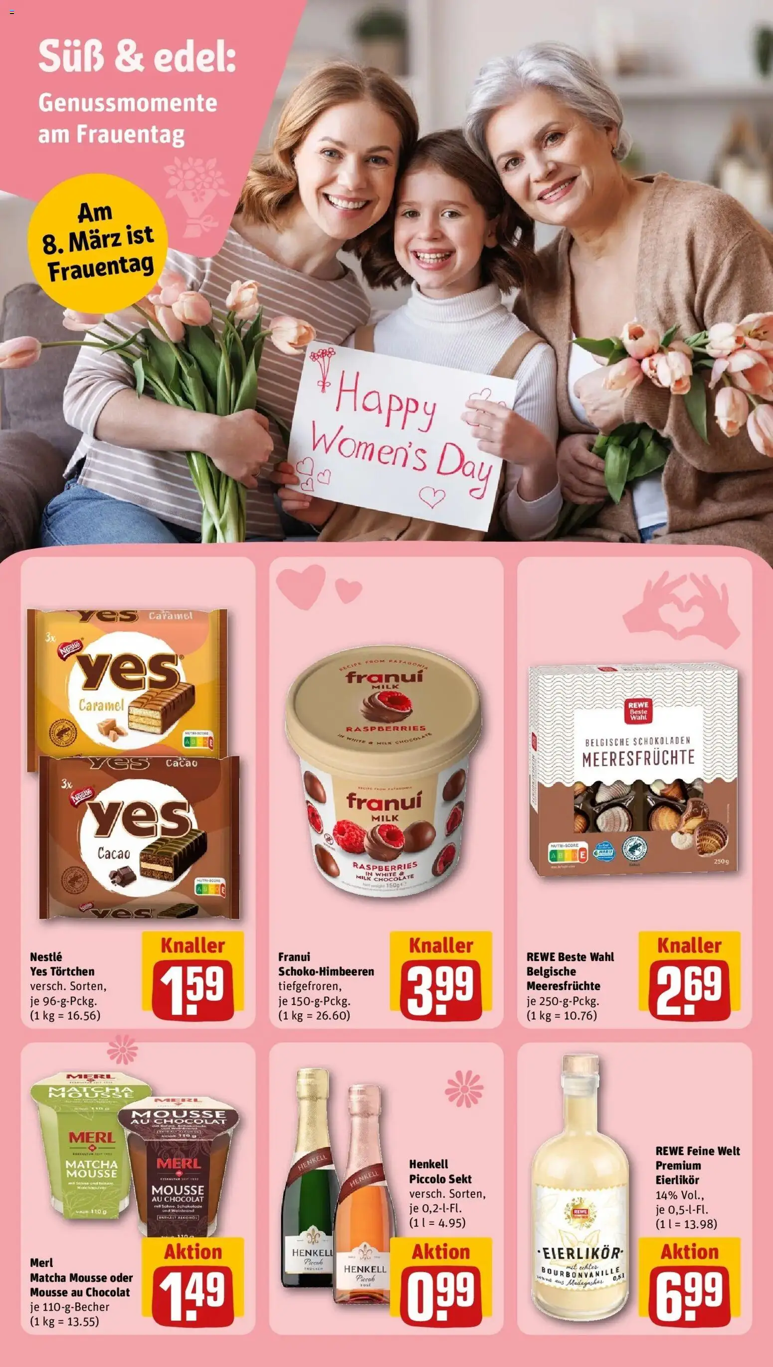 Rewe Prospekt Grevenbroich / Kapellen	 – gültig ab 01.03.2026 | Seite: 20 | Produkte: Sekt, Meeresfrüchte