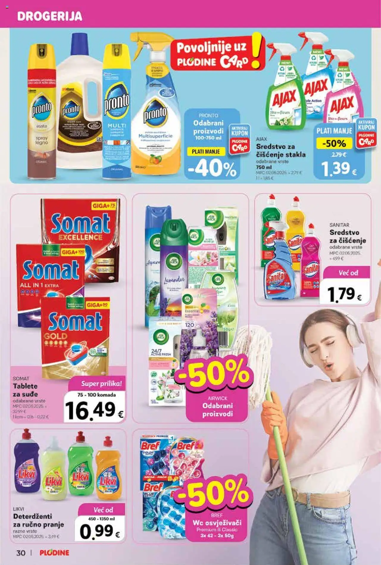 Plodine katalog | vrijedi od 08.10.2025 | Stranica: 30 | Proizvodi: Somat, Ajax