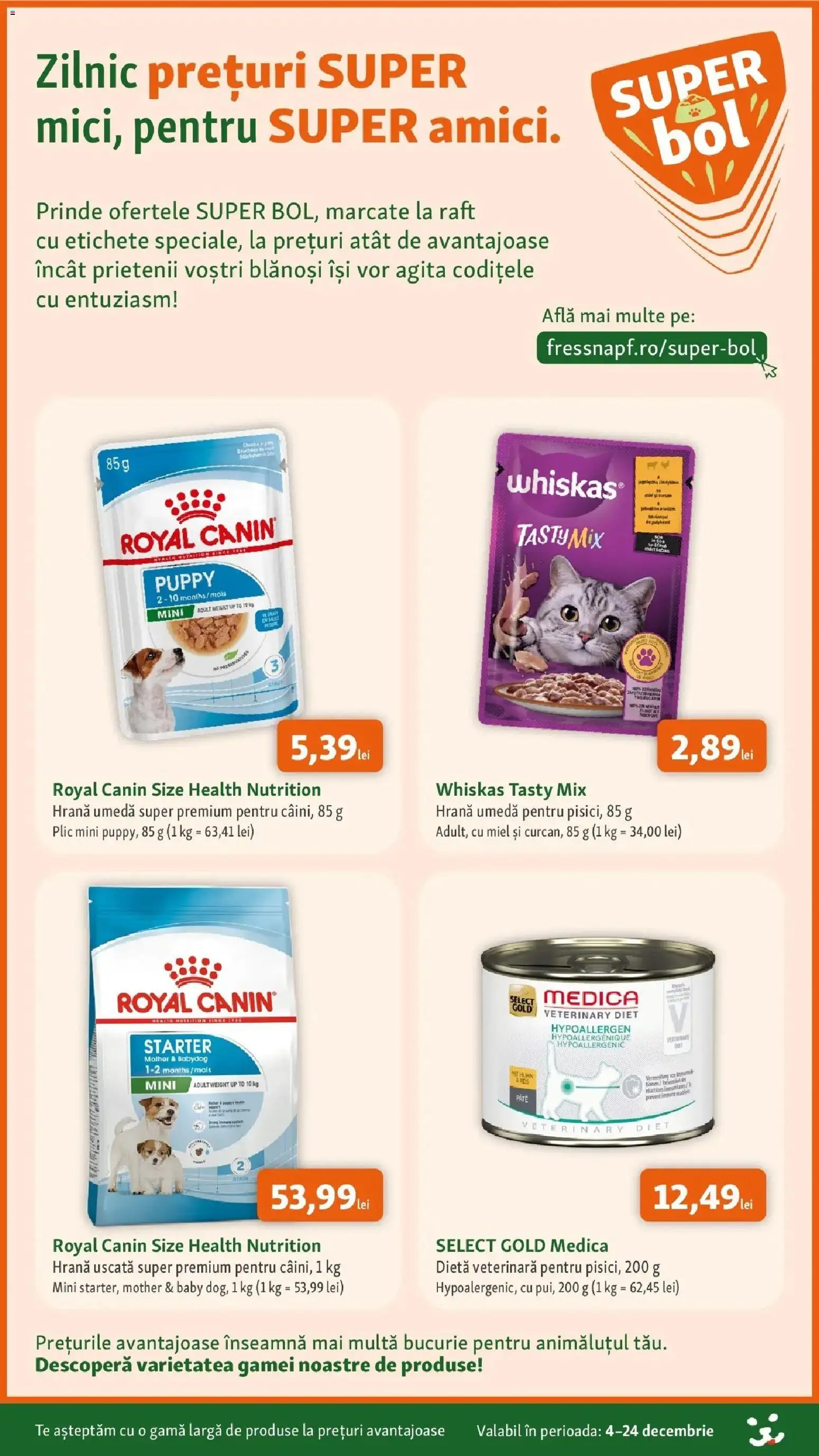 Noul catalog Fressnapf – valabil de la 04.12.2025 | Pagină: 4 | Produse: Raft, Pate