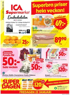 ICA Supermarket - Enskededalen - Förhandsvisning av reklamblad från butik ICA Supermarket aktuell från 19.01.2026