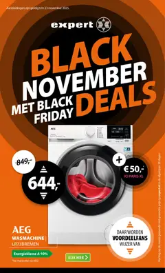 Expert - Black Friday - Voorbeeld van een folder van Expert, geldig van 17.11.2025