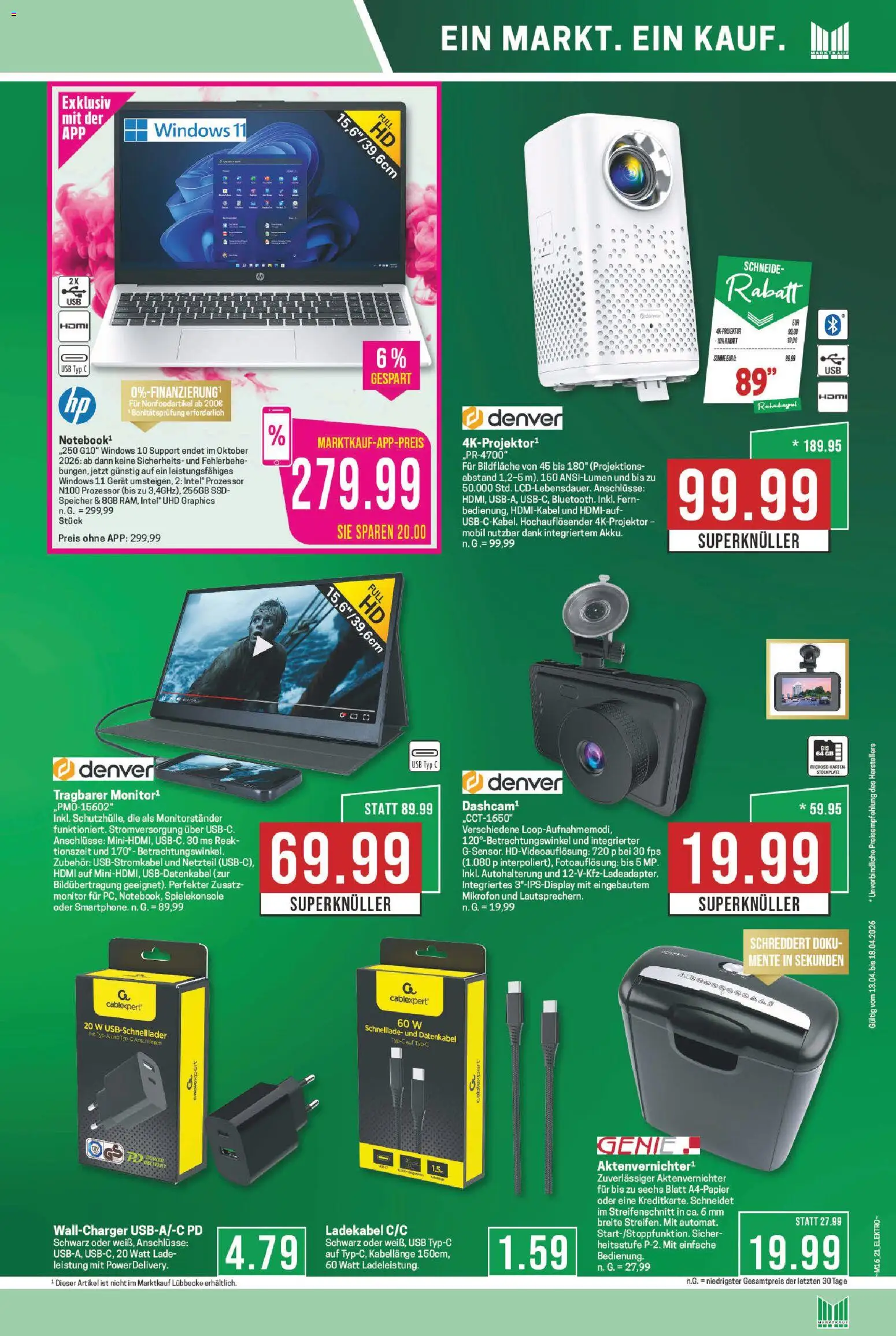 Marktkauf Prospekt 	 – gültig ab 13.04.2026 | Seite: 21