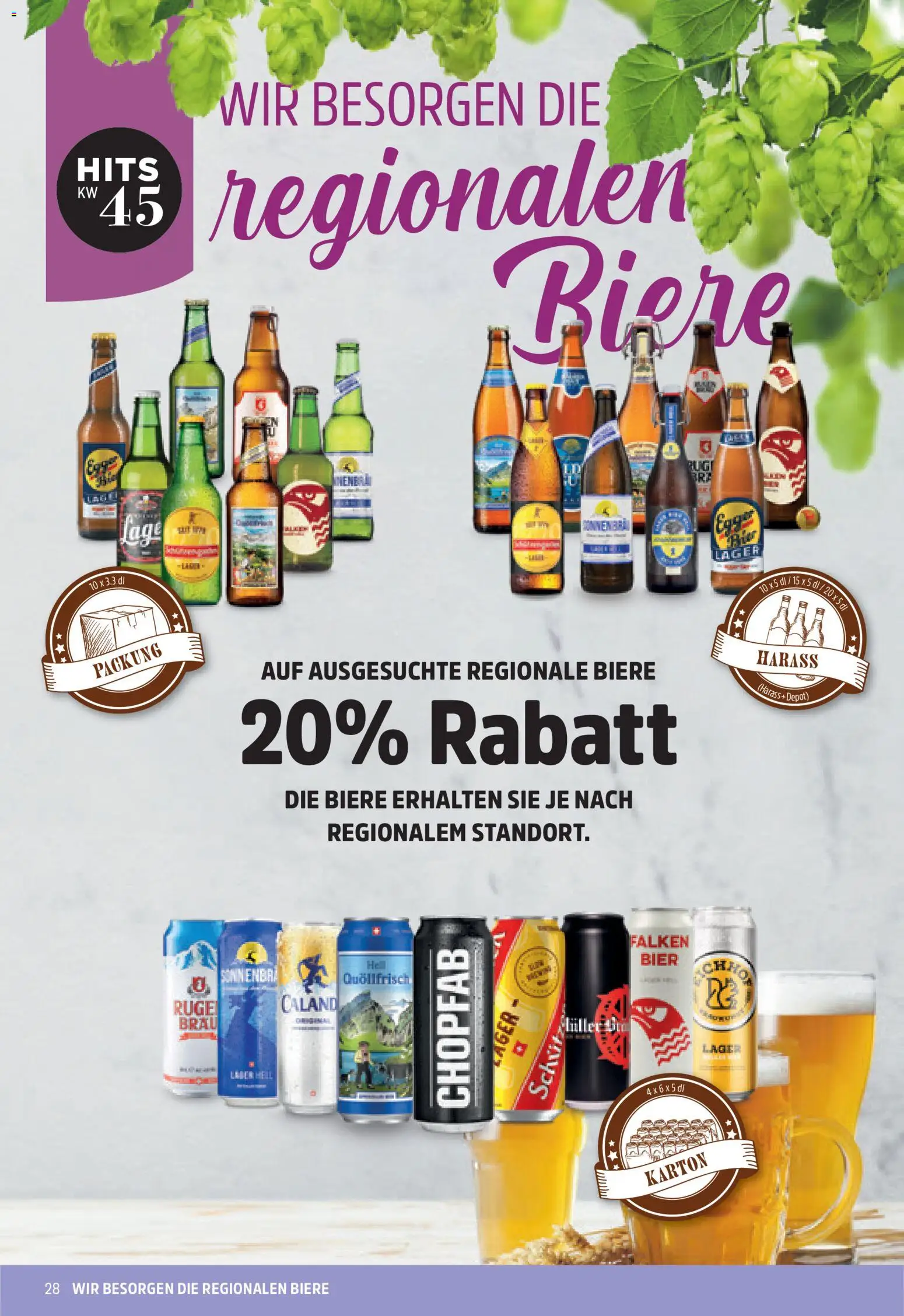 TopCC Aktionen – gültig ab 03.11.2025 | Seite: 28 | Produkte: Bier
