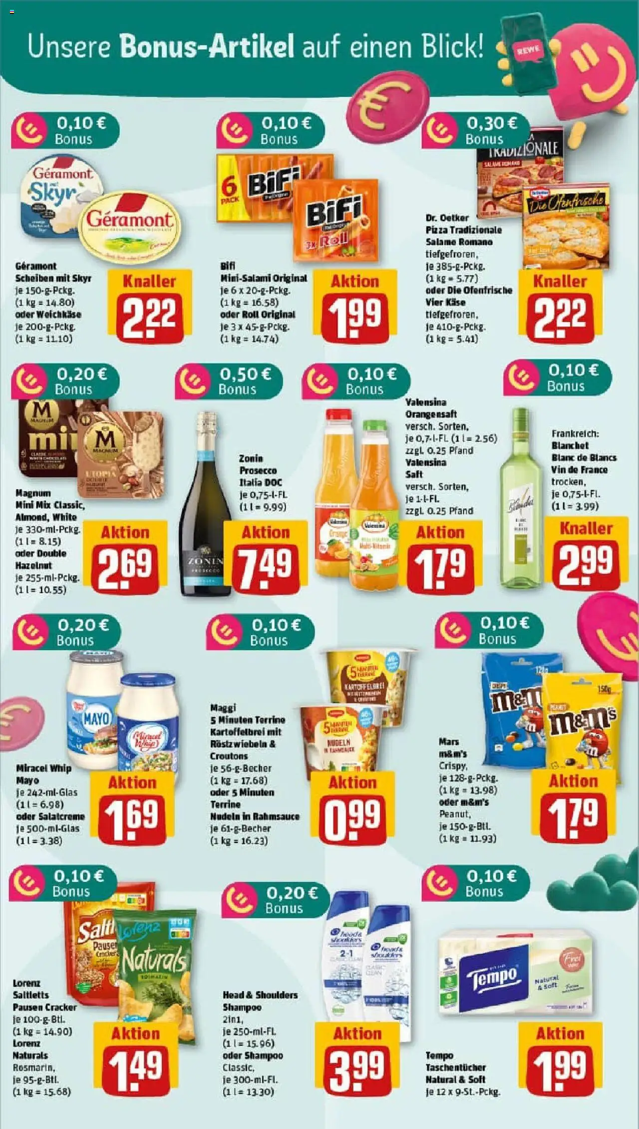 Rewe prospekt Ascheberg	 - gültig ab dem 27.07.2025 | Seite: 32 | Produkte: Ofenfrische, Valensina, Prosecco, Tempo