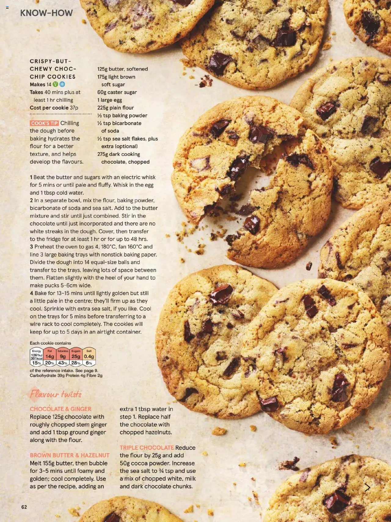  | Page: 62 | Products: Cookies, The oven, Papier carton, Fan