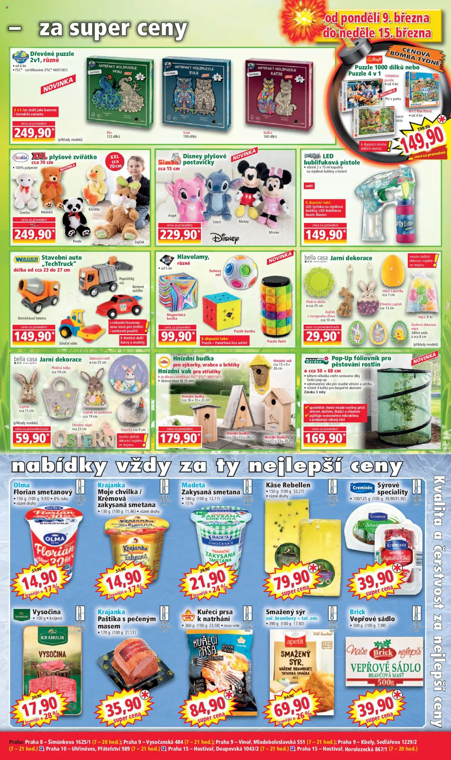 Norma leták od 09.03.2026 | Strana: 3 | Produkty: Smetana, Hra, Modely, Dekorace