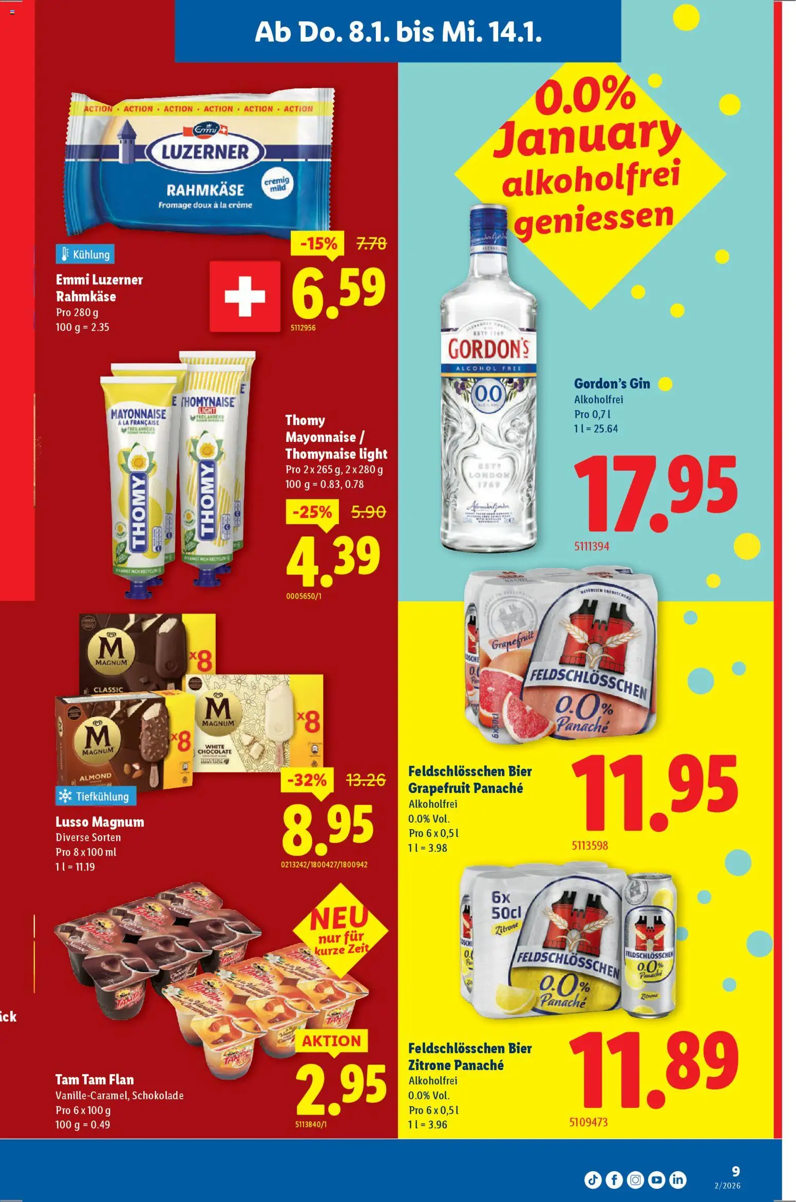 Lidl Aktionen – gültig ab 08.01.2026 | Seite: 9 | Produkte: En Kommode, Bier, Grapefruit, Creme