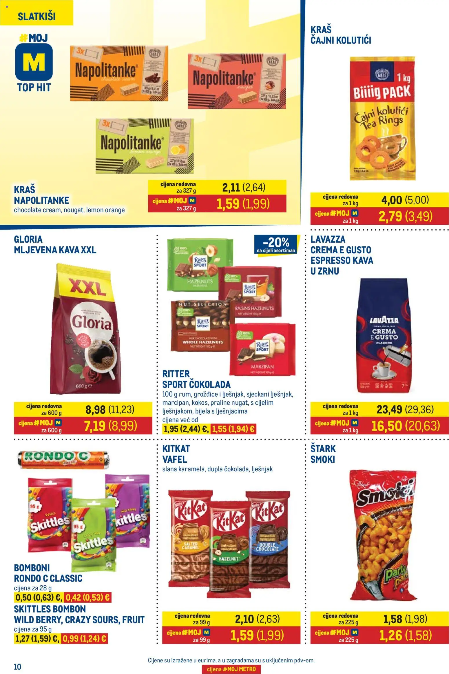 Metro katalog | vrijedi od 16.12.2025 | Stranica: 10 | Proizvodi: Praline, Mljevena kava, Kava, Bomboni