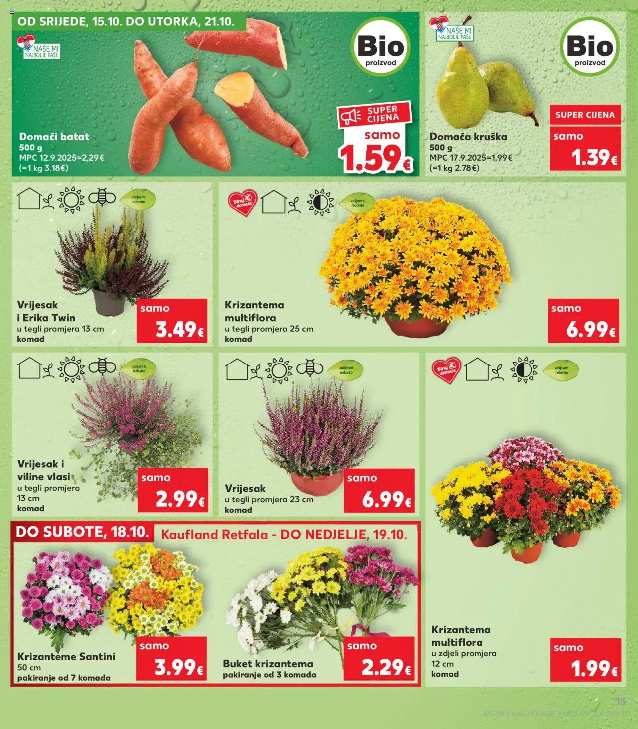 Kaufland katalog | vrijedi od 15.10.2025 | Stranica: 15 | Proizvodi: Kruška