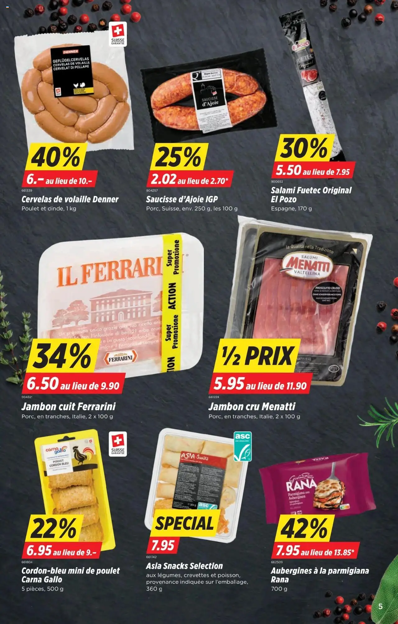 Denner Aktionen FR – gültig ab 21.10.2025 | Seite: 5 | Produkte: Salami