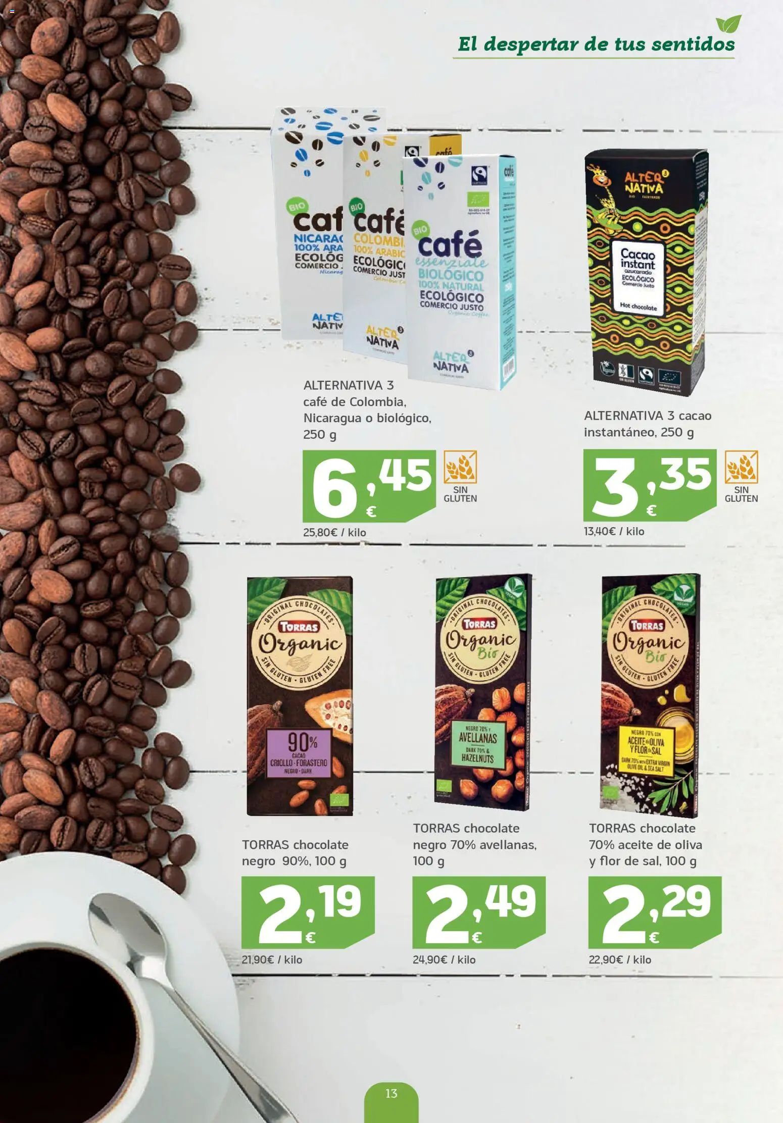 HiperDino folleto │ válido desde el 23.01.2026 | Página: 13 | Productos: Aceite, Café, Chocolate, Aceite de oliva