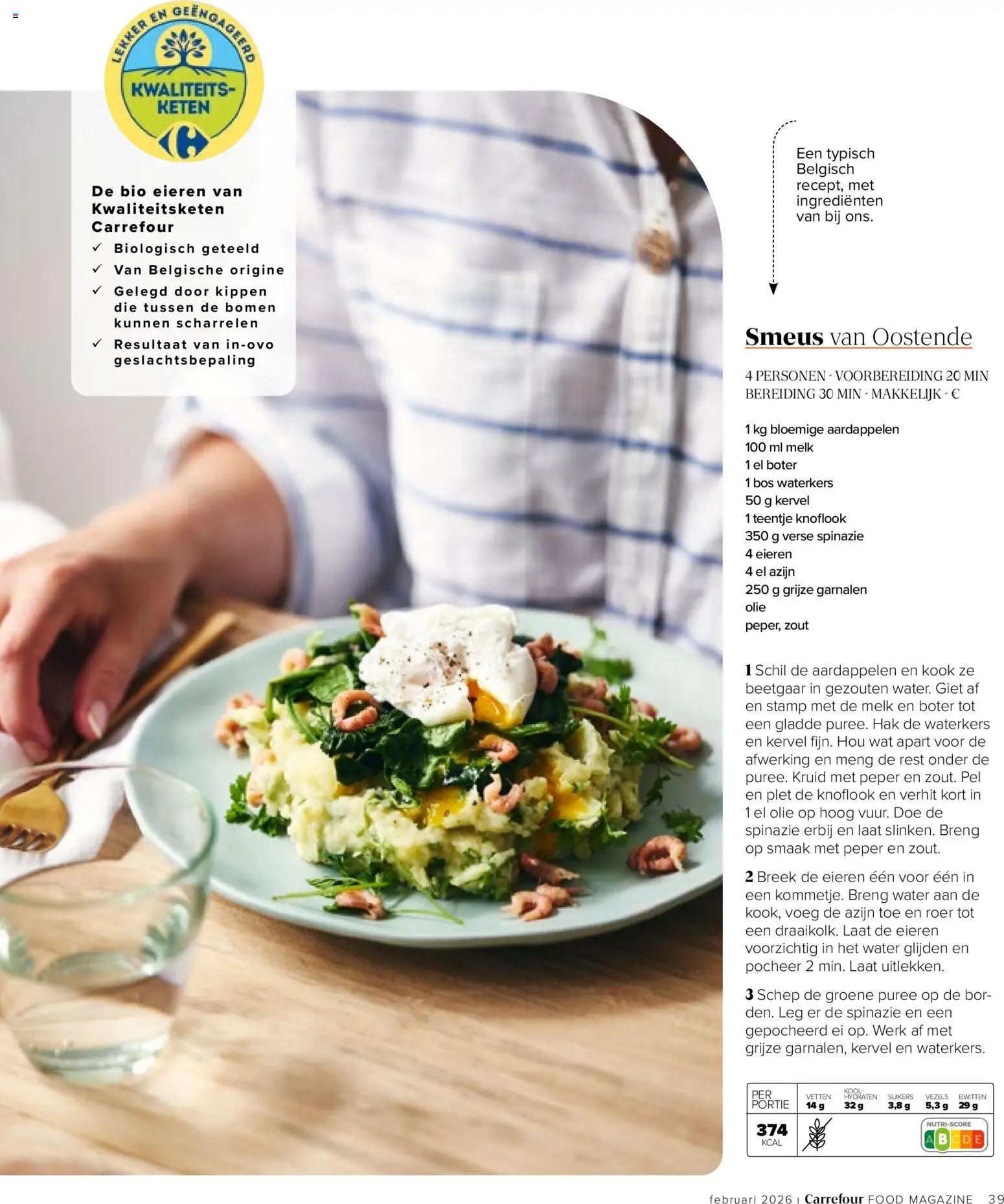 {H1} | Pagina: 39 | Producten: Knoflook, Spinazie, Melk, Boter