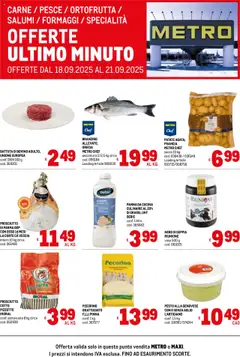 Anteprima del volantino Metro Offerte Freschissimi catalogo valido a partire dal 18.09.2025