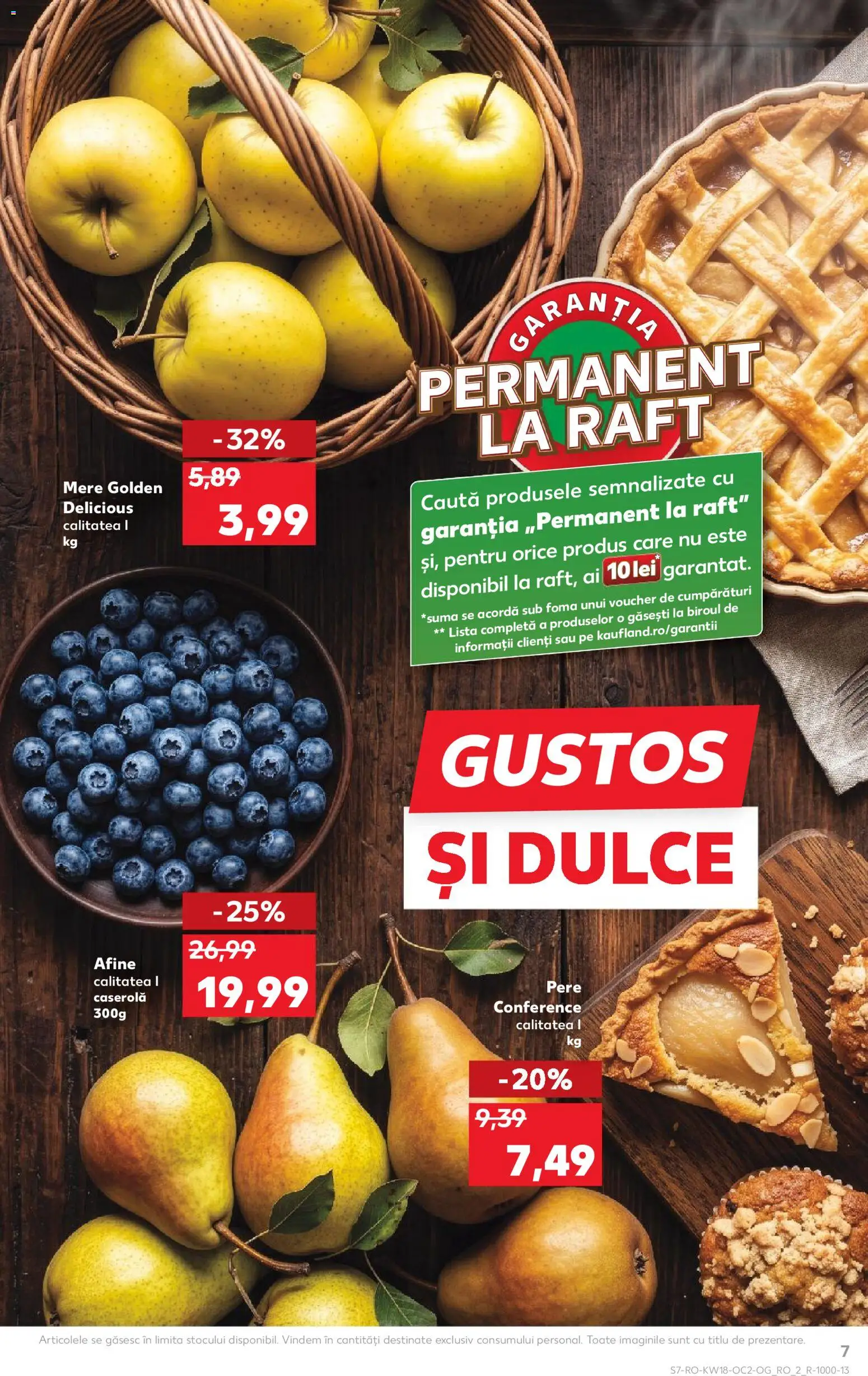 Noul catalog Kaufland – valabil de la 29.04.2026 | Pagină: 7 | Produse: Afine, Raft, Mere