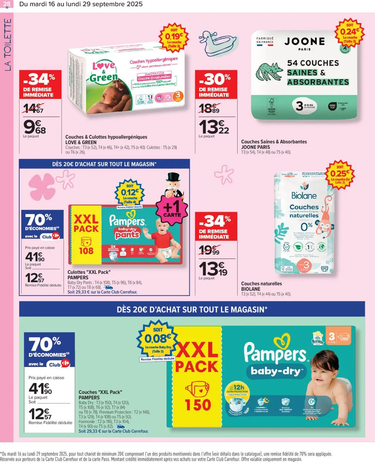  | Page: 30 | Produits: Couches, Pampers