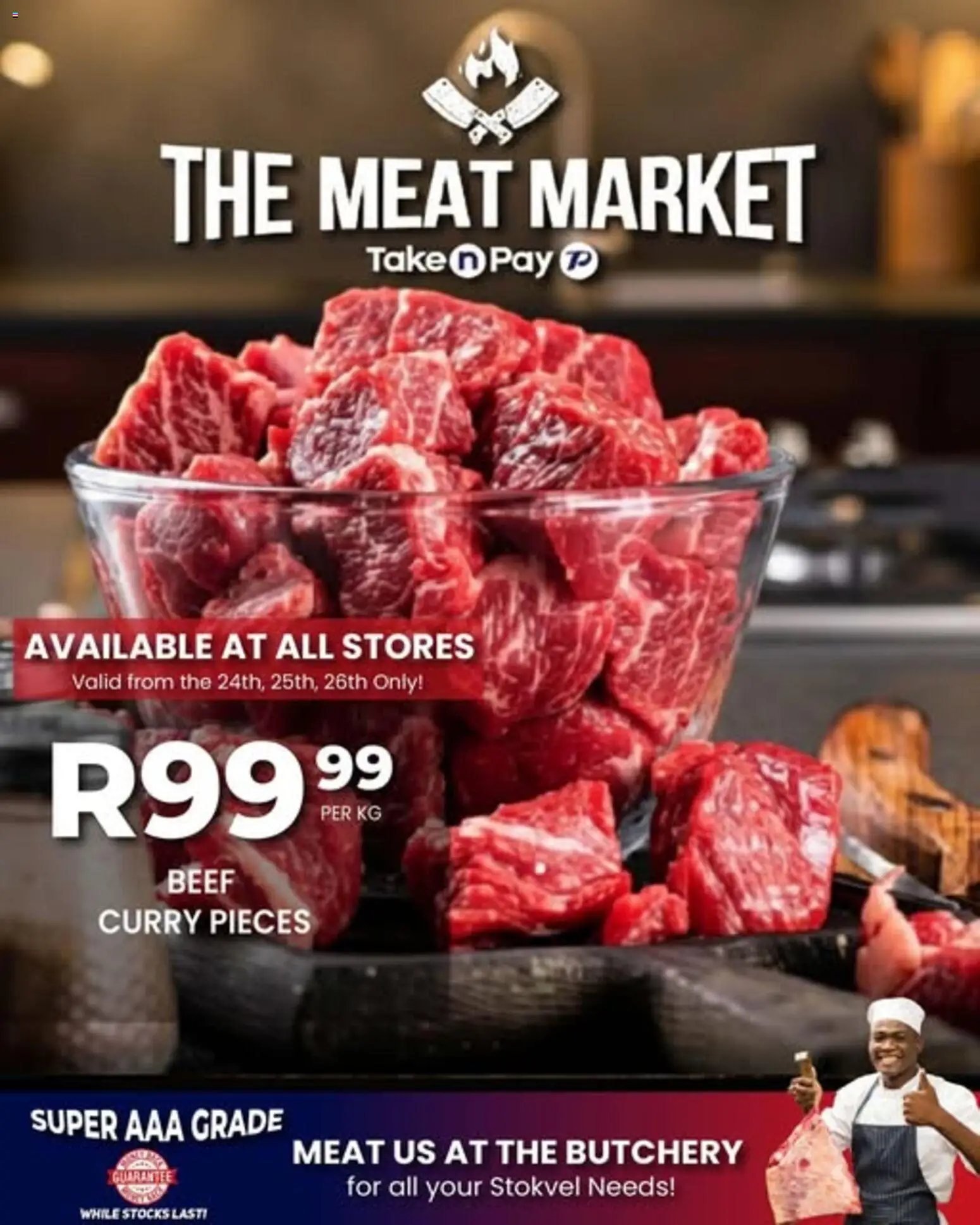 New Take n Pay catalogue – valid from 24.12.2025 | Page: 1 | Products: Beef