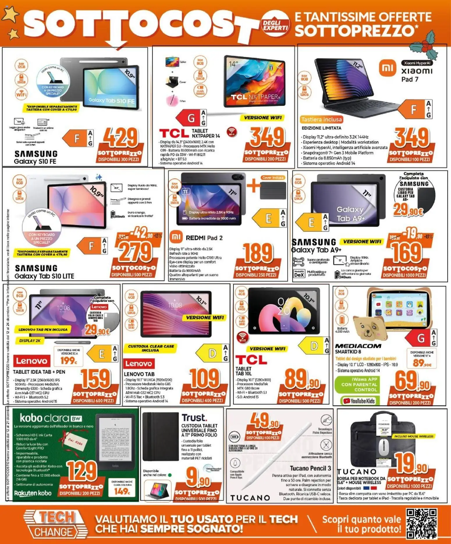 Volantino Expert del 12.12.2025 | Pagina: 15 | Prodotti: Tablet, Mouse, Borsa, Samsung