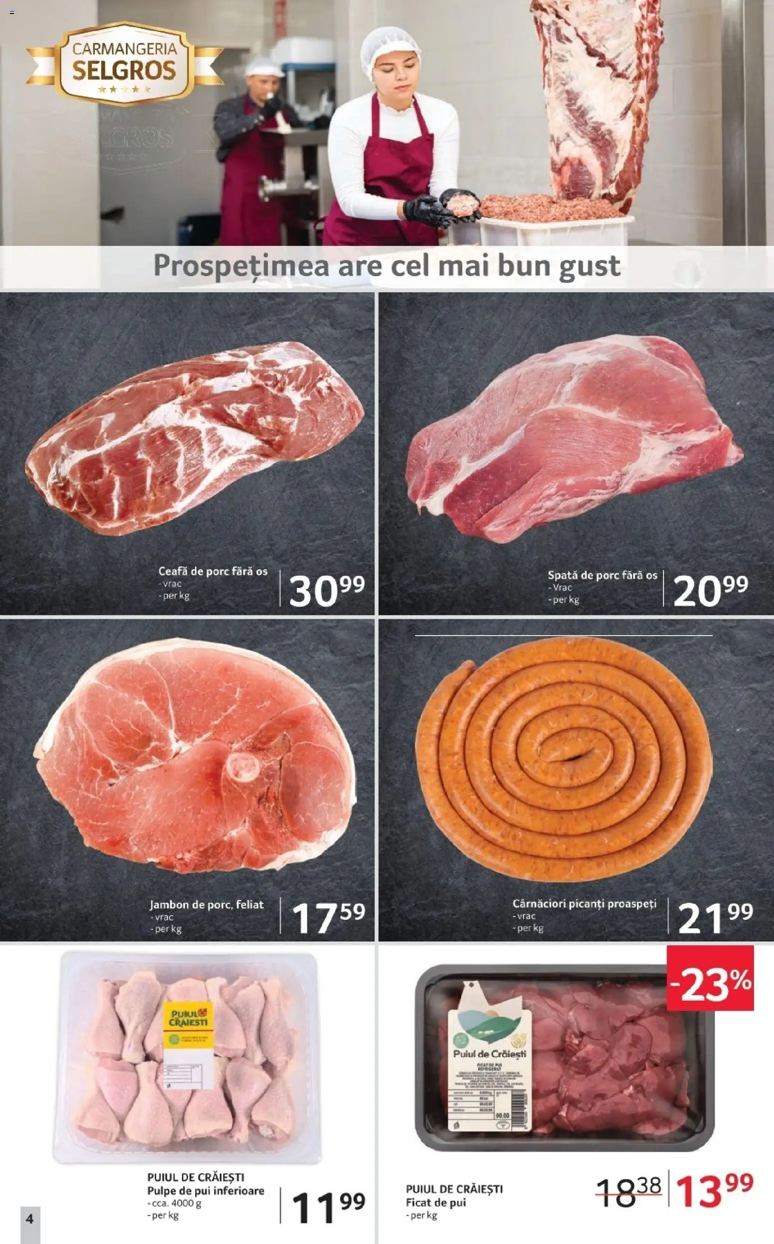 Noul catalog Selgros – valabil de la 31.10.2025 | Pagină: 4 | Produse: Keçeli kalem, Hacıyatmaz Kedi Oyuncağı