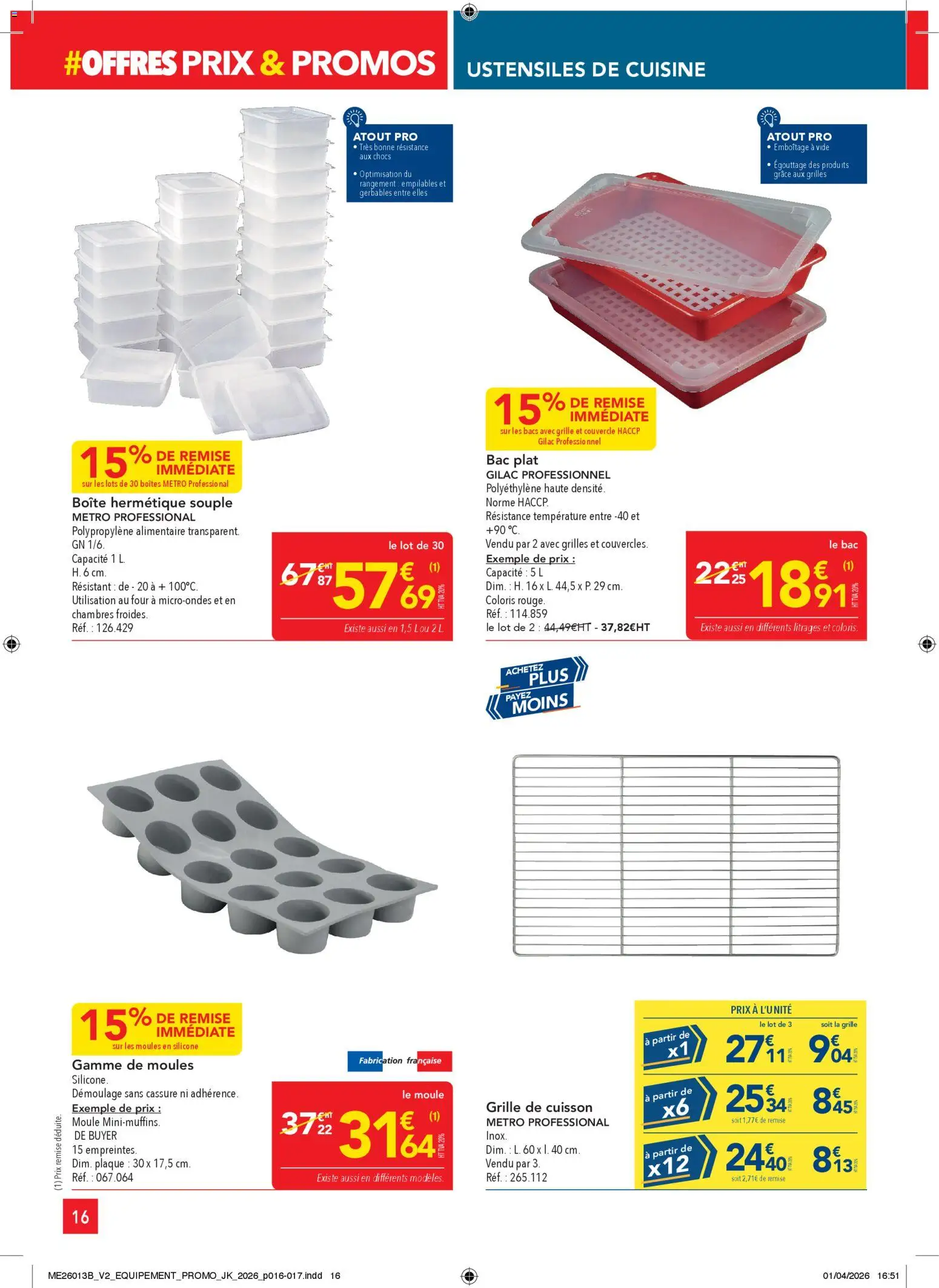 {H1} | Page: 16 | Produits: Four, Grille de cuisson