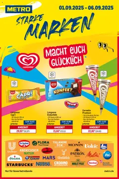 Metro Starke Marken gültig ab dem 01.09.2025