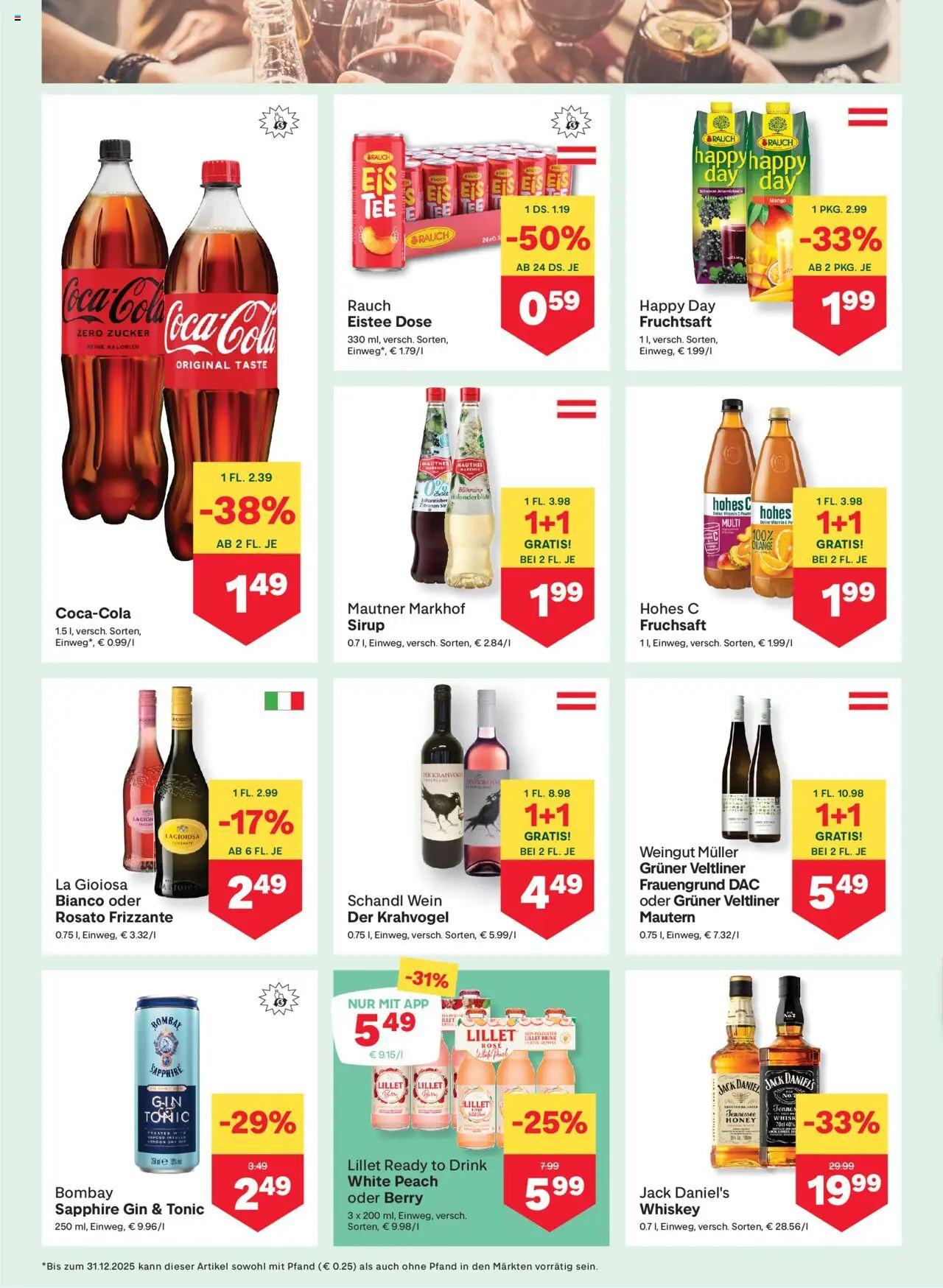 MPREIS Absam gültig ab 25.09.2025 | Seite: 10 | Produkte: Whiskey, Zucker, Mango, Wein