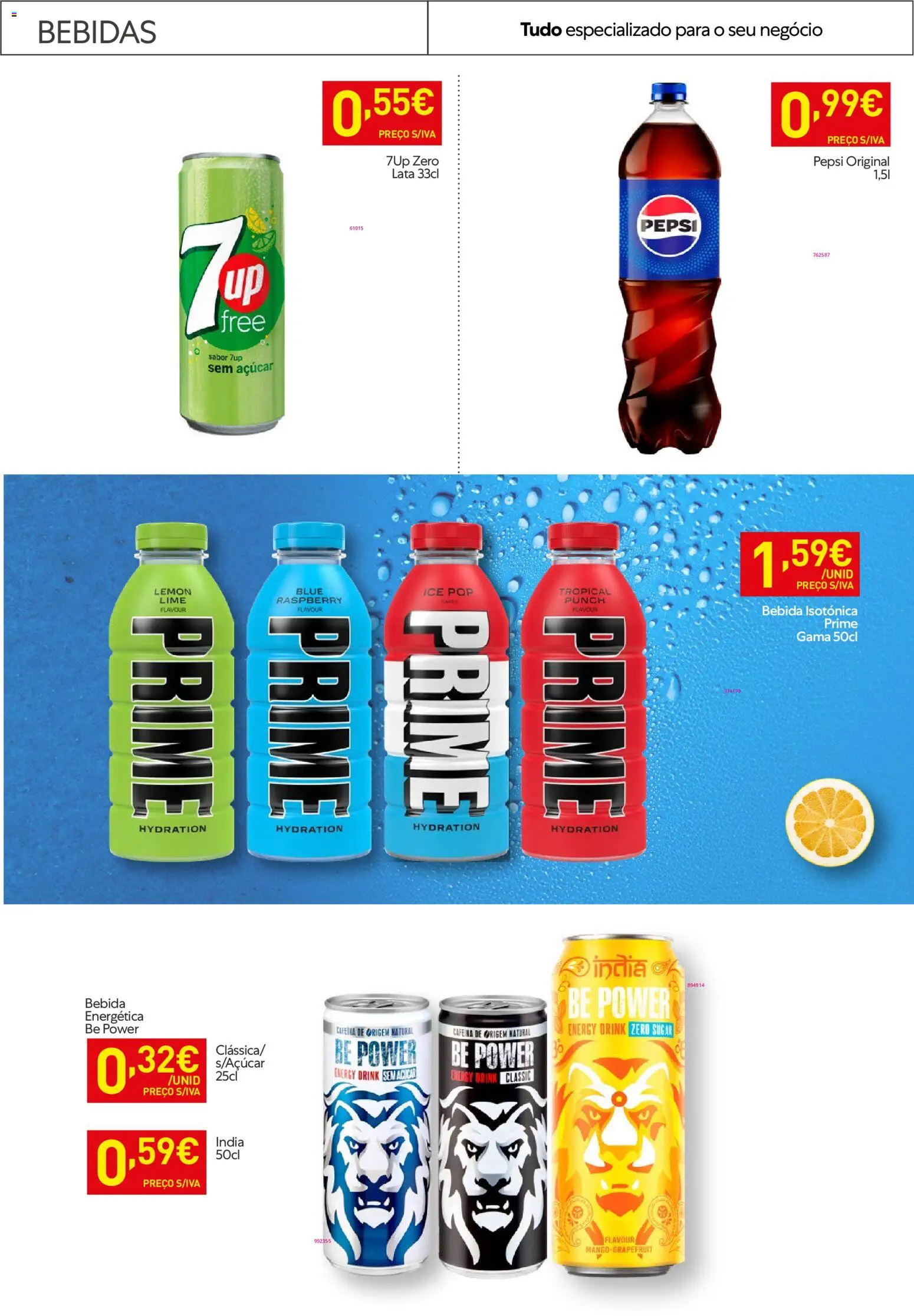 Recheio - Horeca Bons Negócios │ válido de 13.01.2026 | Página: 19 | Produtos: Açúcar, Bebida