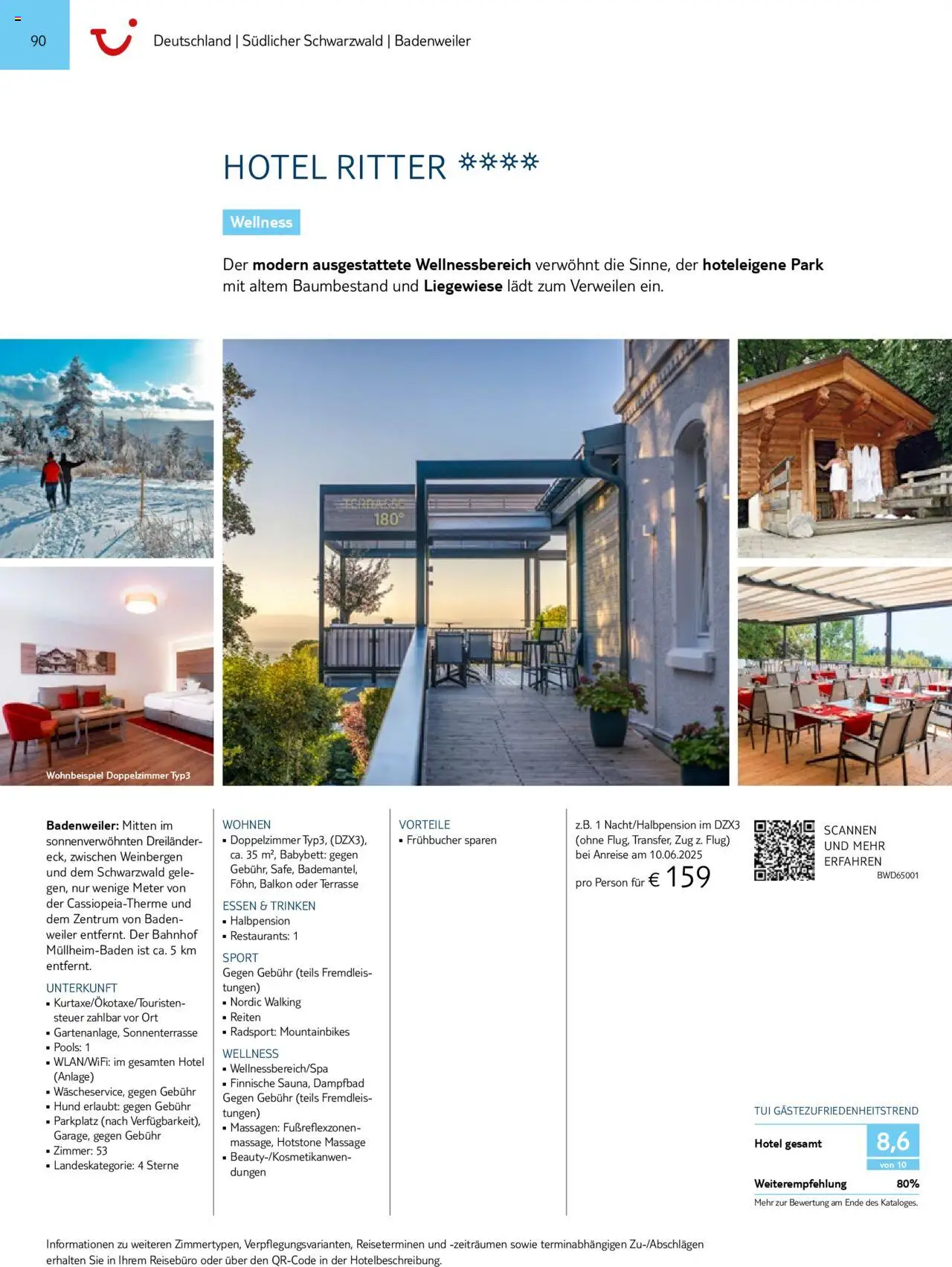 TUI Prospekt 	 – gültig ab 01.11.2024 | Seite: 90 | Produkte: Babybett, Walking