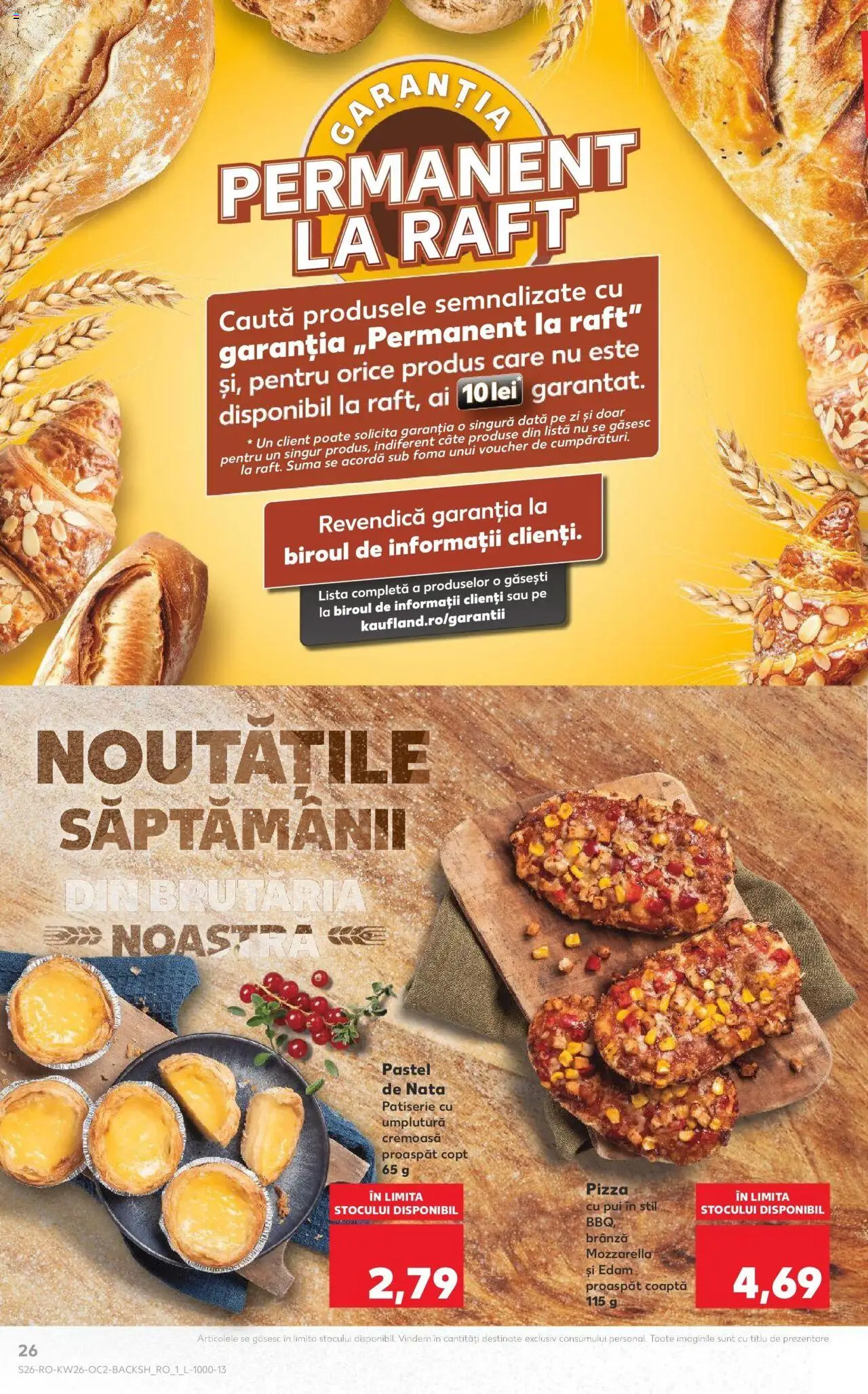 Catalog Kaufland - Bucureşti – valabil de la 25.06.2025 | Pagină: 26 | Produse: Raft, Hacıyatmaz Kedi Oyuncağı, Brânză, Pizza
