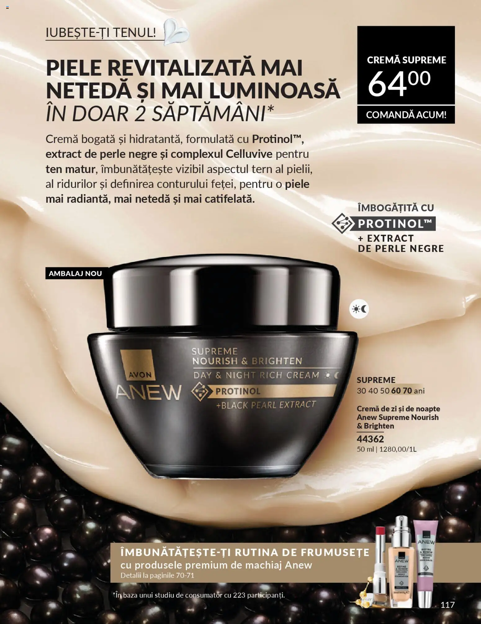 Noul catalog Avon – valabil de la 01.02.2026 | Pagină: 119 | Produse: Cremă de zi, Akrilik boya, Machiaj, Cremă