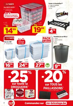 Mr Bricolage folder / publicité - Voorbeeld van een folder van Mr Bricolage, geldig van 02.12.2025 | Pagina: 2 | Producten: La, Box