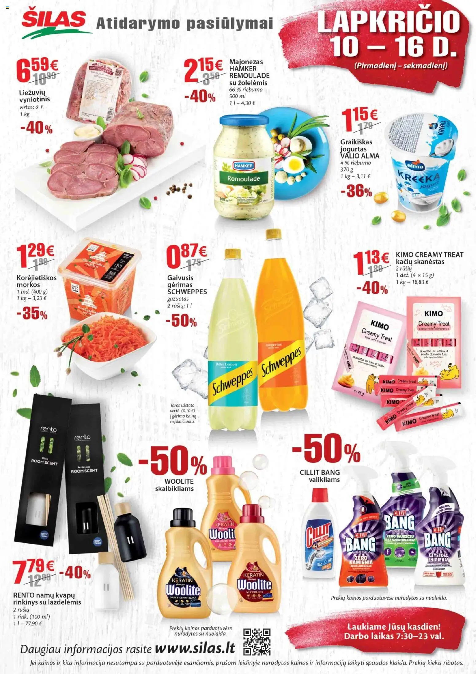 Šilas akcijos nuo 10.11.2025 | Puslapis: 2 | Prekių: Jogurtas, Majonezas, Vištiena, Morkos