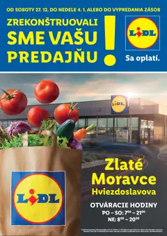 Lidl leták platný od 27.12.2025