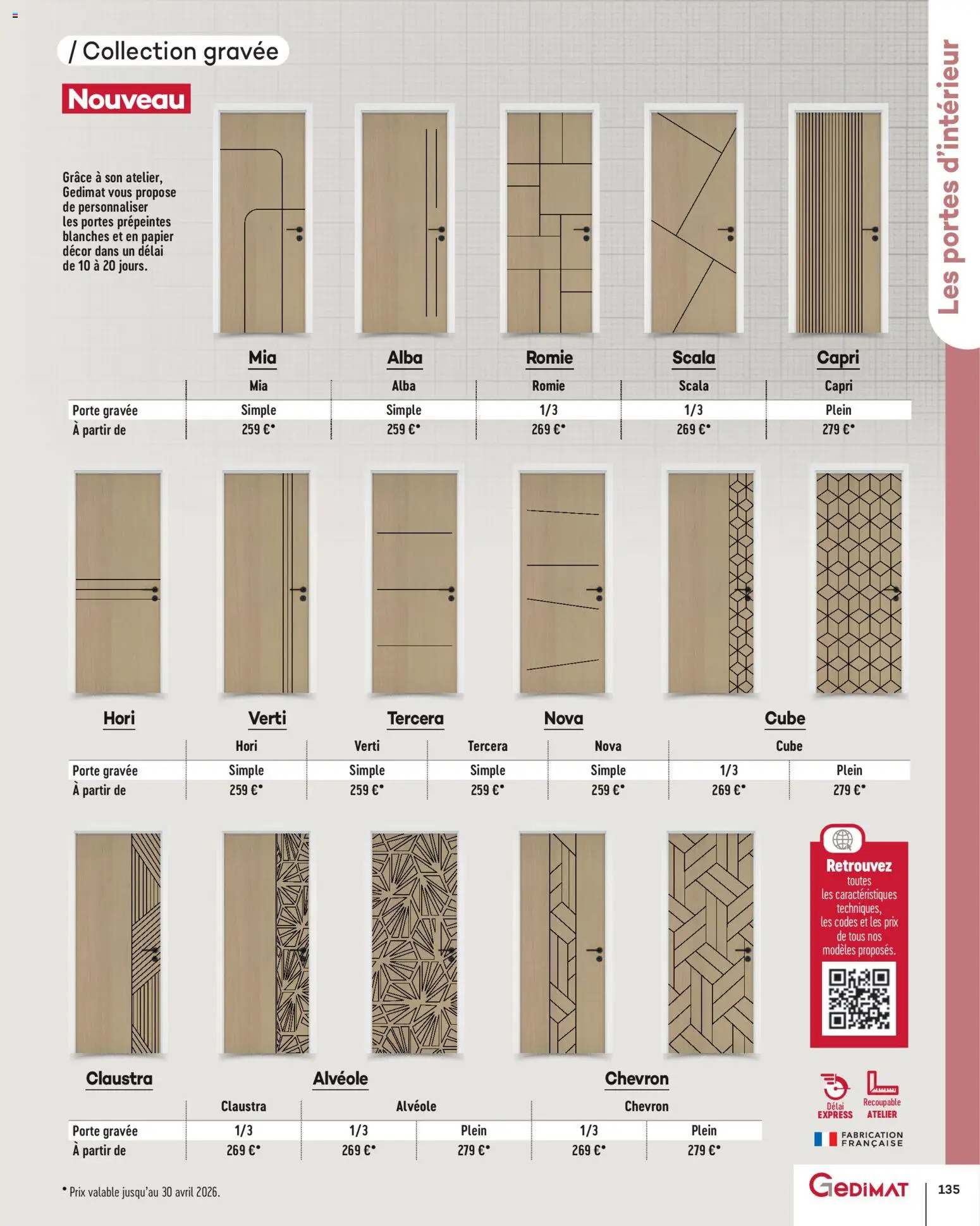 {H1} | Page: 135 | Produits: Porte, Portes