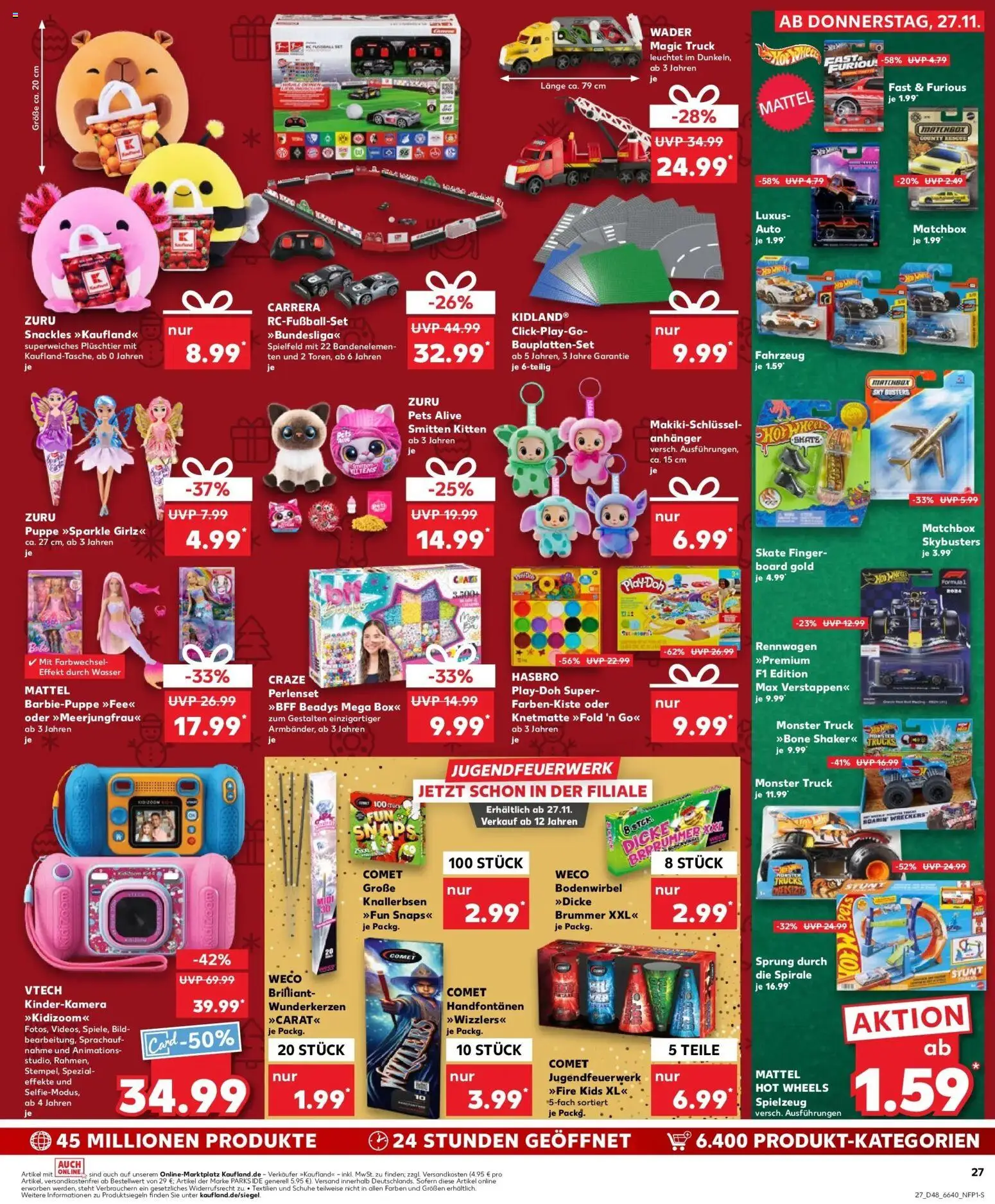 Kaufland prospekt Bietigheim-Bissingen	 – gültig ab 30.11.2025 | Seite: 27 | Produkte: Box, Football, Monster, Wasser