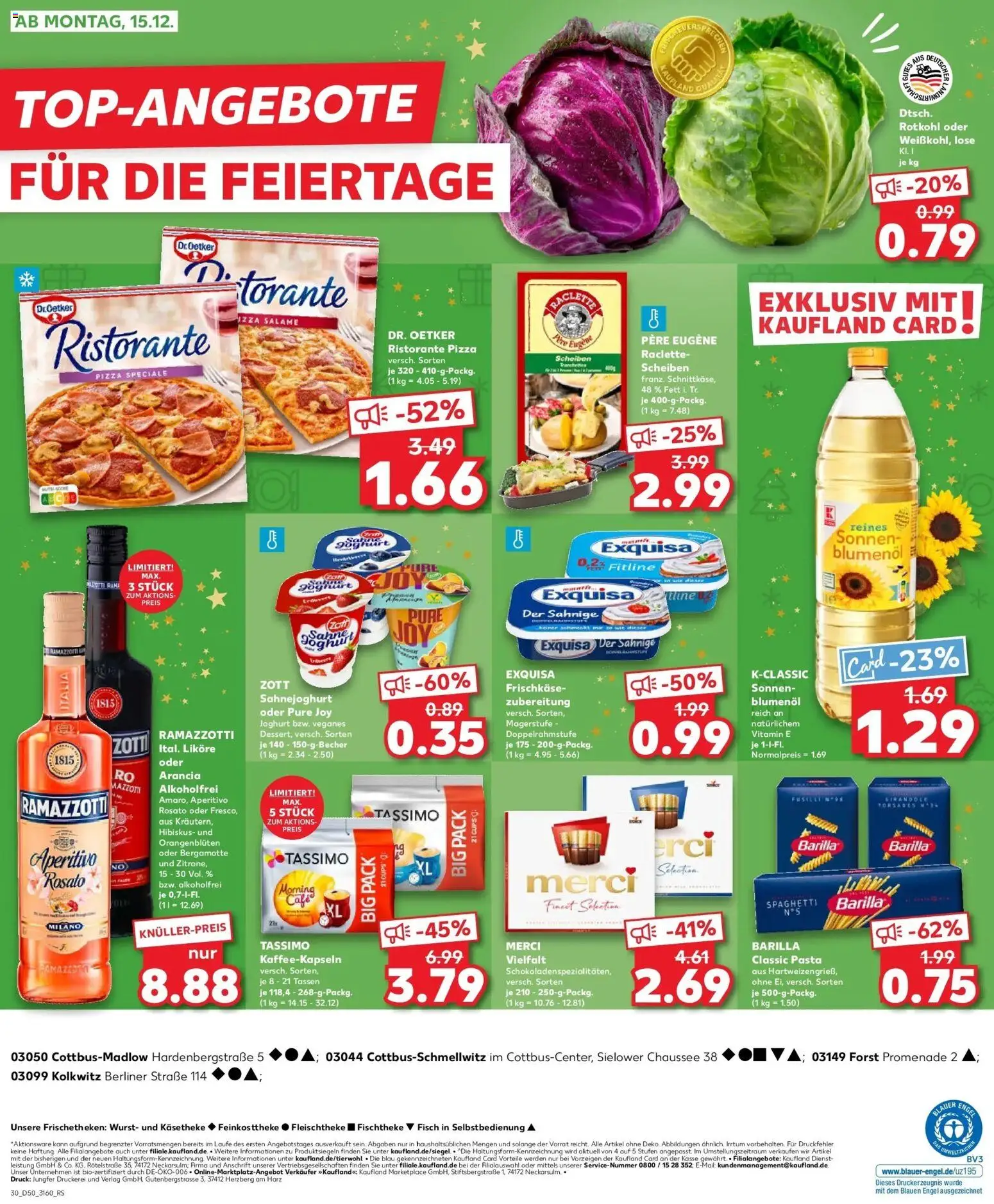 Kaufland prospekt Cottbus	 – gültig ab 11.12.2025 | Seite: 30 | Produkte: Fisch, Wurst, Ramazzotti, Frischkase