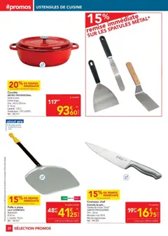 METRO - Prévisualisation de METRO - Sélection Promos Equipement valide à partir de 27.11.2025 | Page: 20 | Produits: Couteau, Prise, Pelle à pizza, Pizza