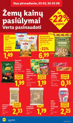 LIDL leidinys galioja nuo 02.03.2026 | Puslapis: 26 | Prekių: Košė, Sėklos, Makaronai, Traškučiai