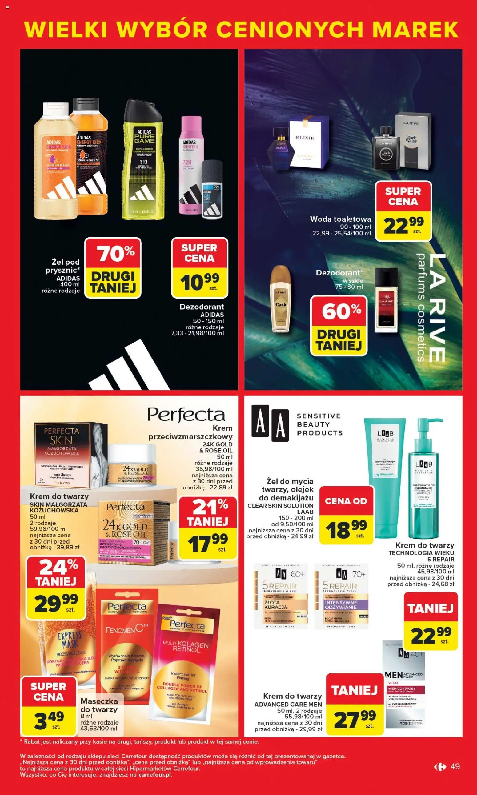 Carrefour Gazetka - Markowe atrakcje cenowe od 27.10.2025 | Strona: 51 | Produkty: Woda toaletowa, Maska, Krem, Woda