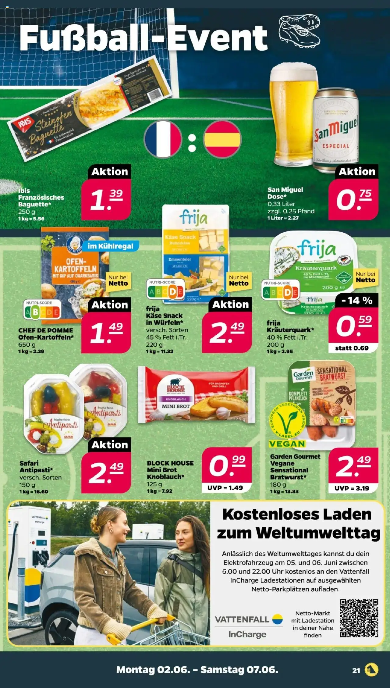 Netto Prospekt 	 - gültig ab dem 02.06.2025 | Seite: 21 | Produkte: Ofen, Knoblauch, Brot, Uhr