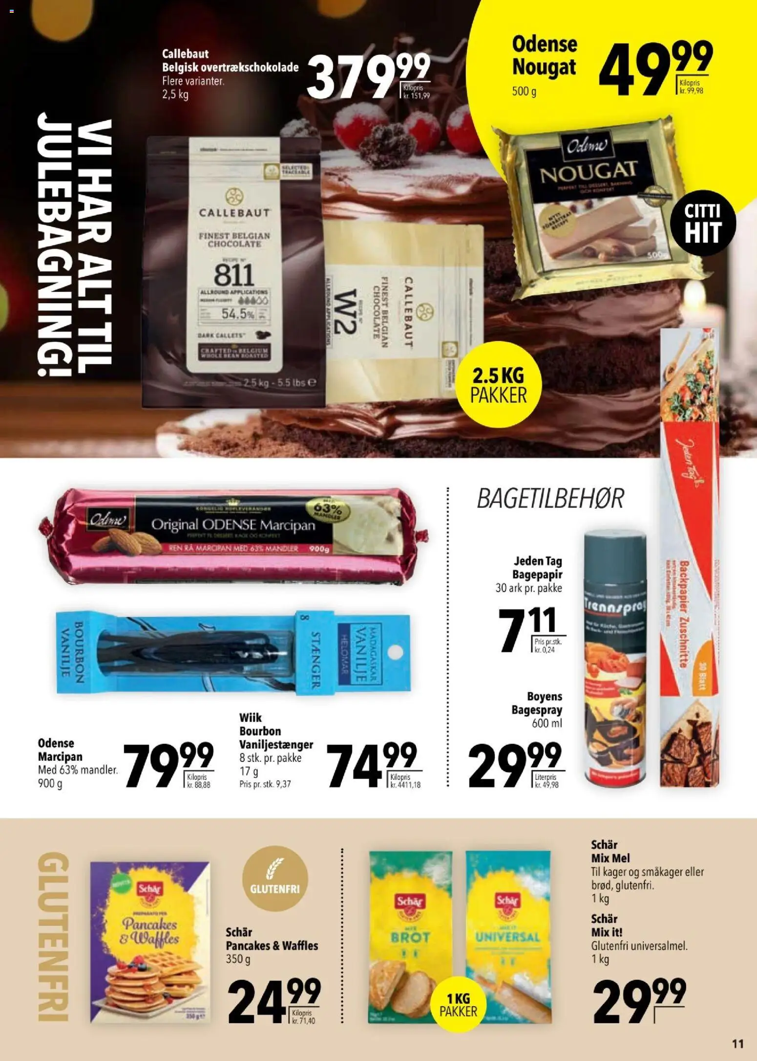 CITTI tilbudsavis – gyldig fra 26.11.2025 | Side: 11 | Produkter: Bourbon, Mandler, Kager, Nougat