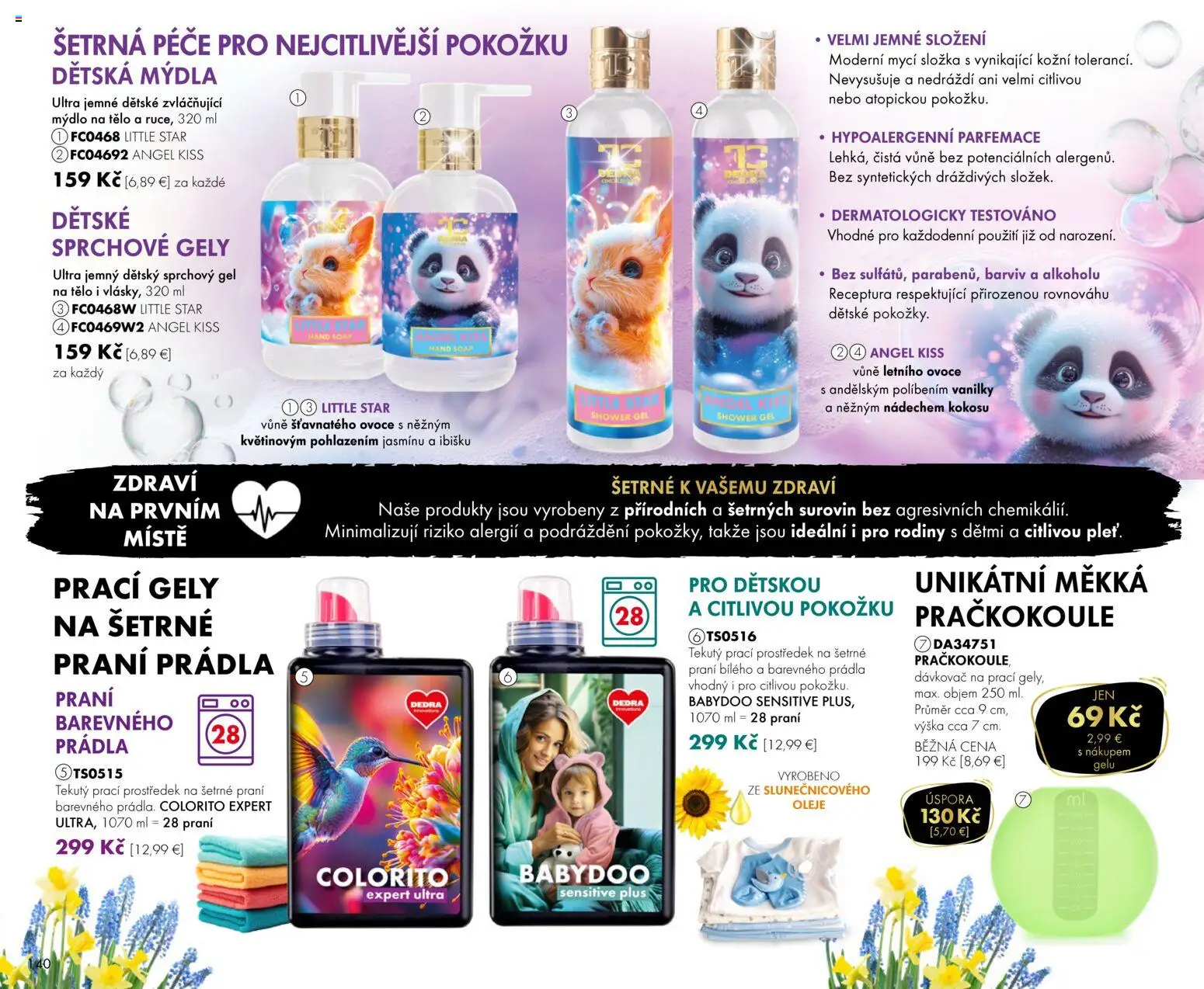 Nové Dedra akcie – leták je platný od 01.02.2026 | Strana: 40 | Produkty: Mydlo, Sprchový gél
