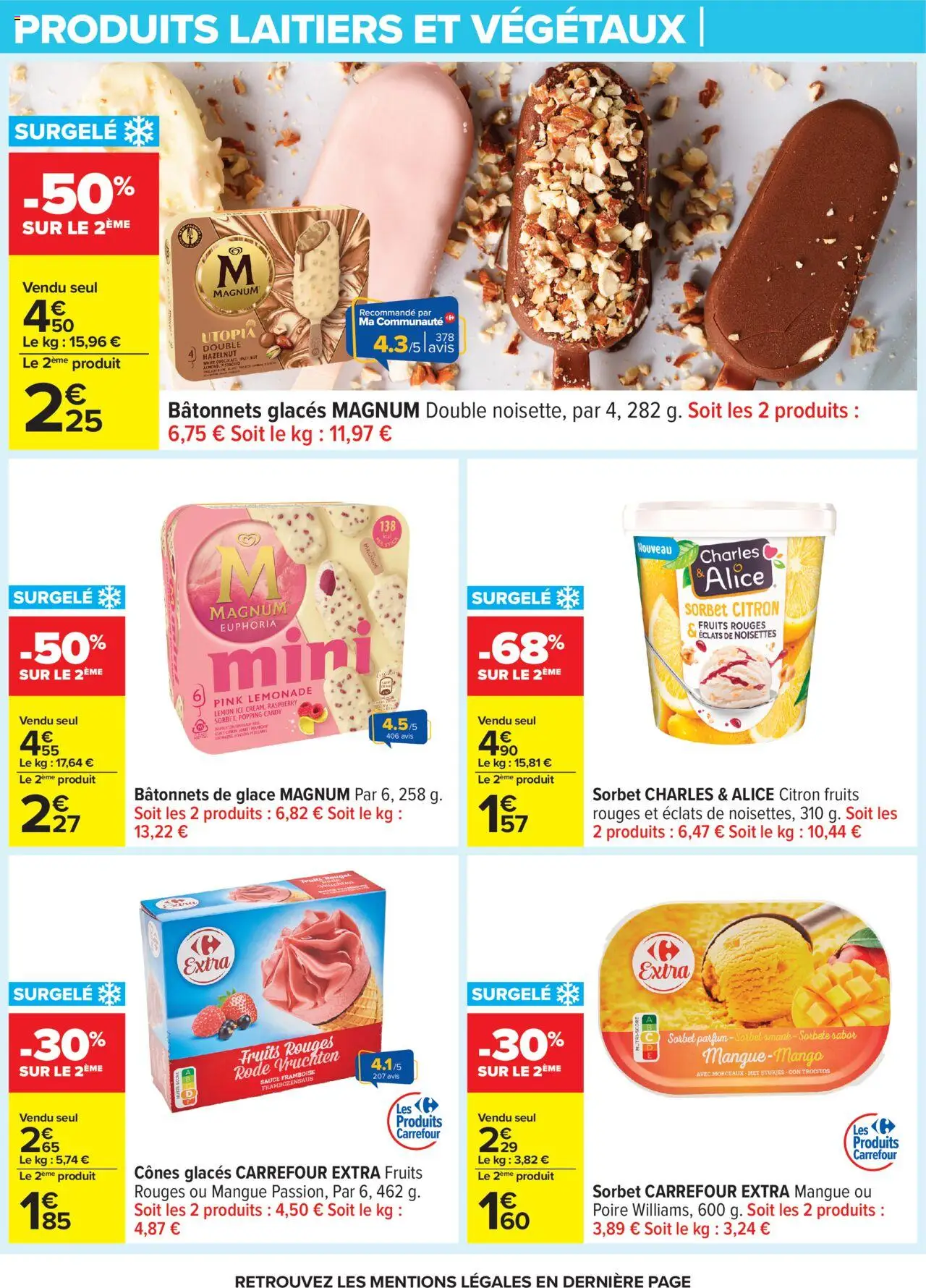  | Page: 10 | Produits: Mangue, Poire, Cônes, Bonbons